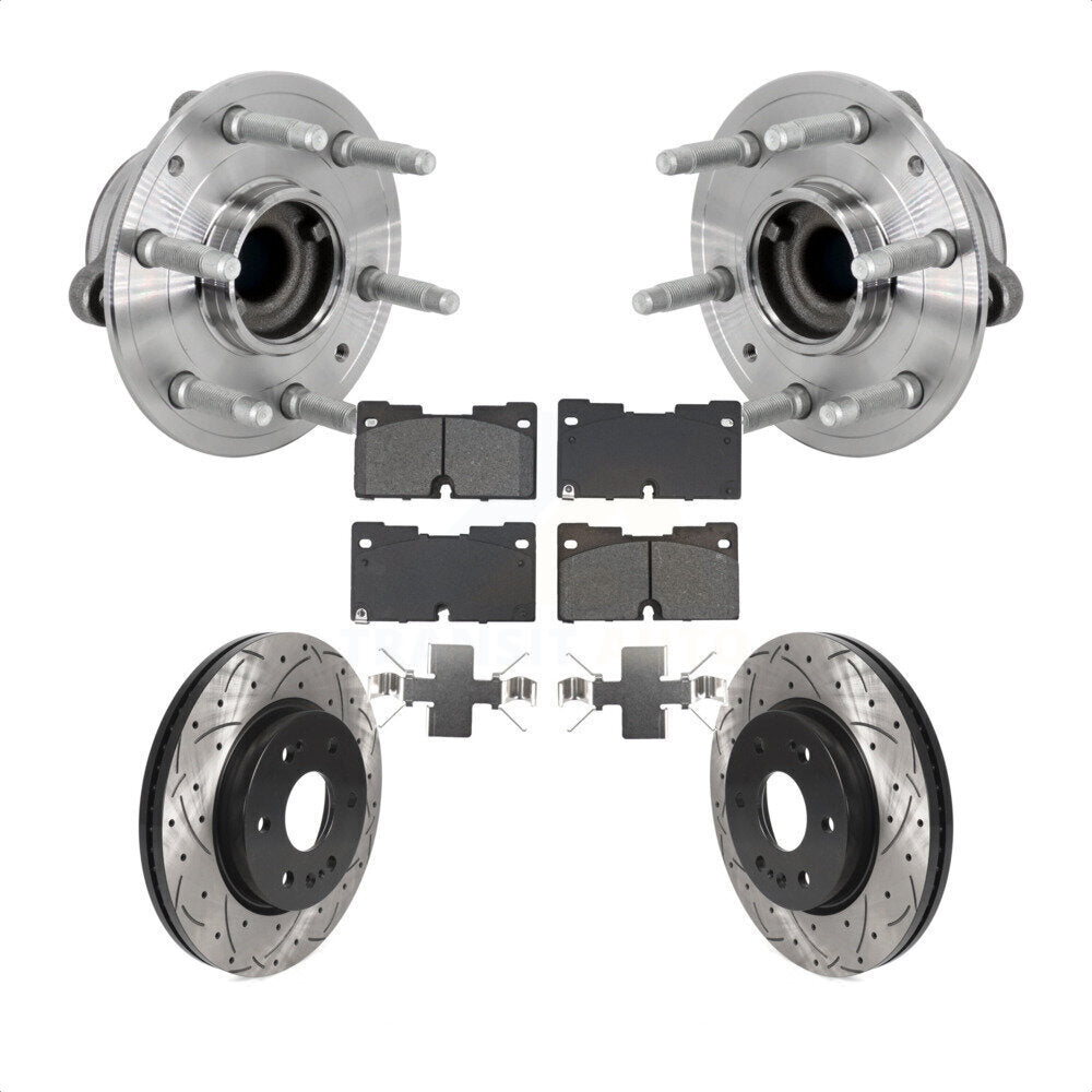 Transit Auto KBB-132830 Wheel Bearing and Hub Assembly for 2019-2023 Chevrolet Silverado 1500 LTD, GMC Sierra 1500 Limited, Cadillac Escalade & more - Front product image