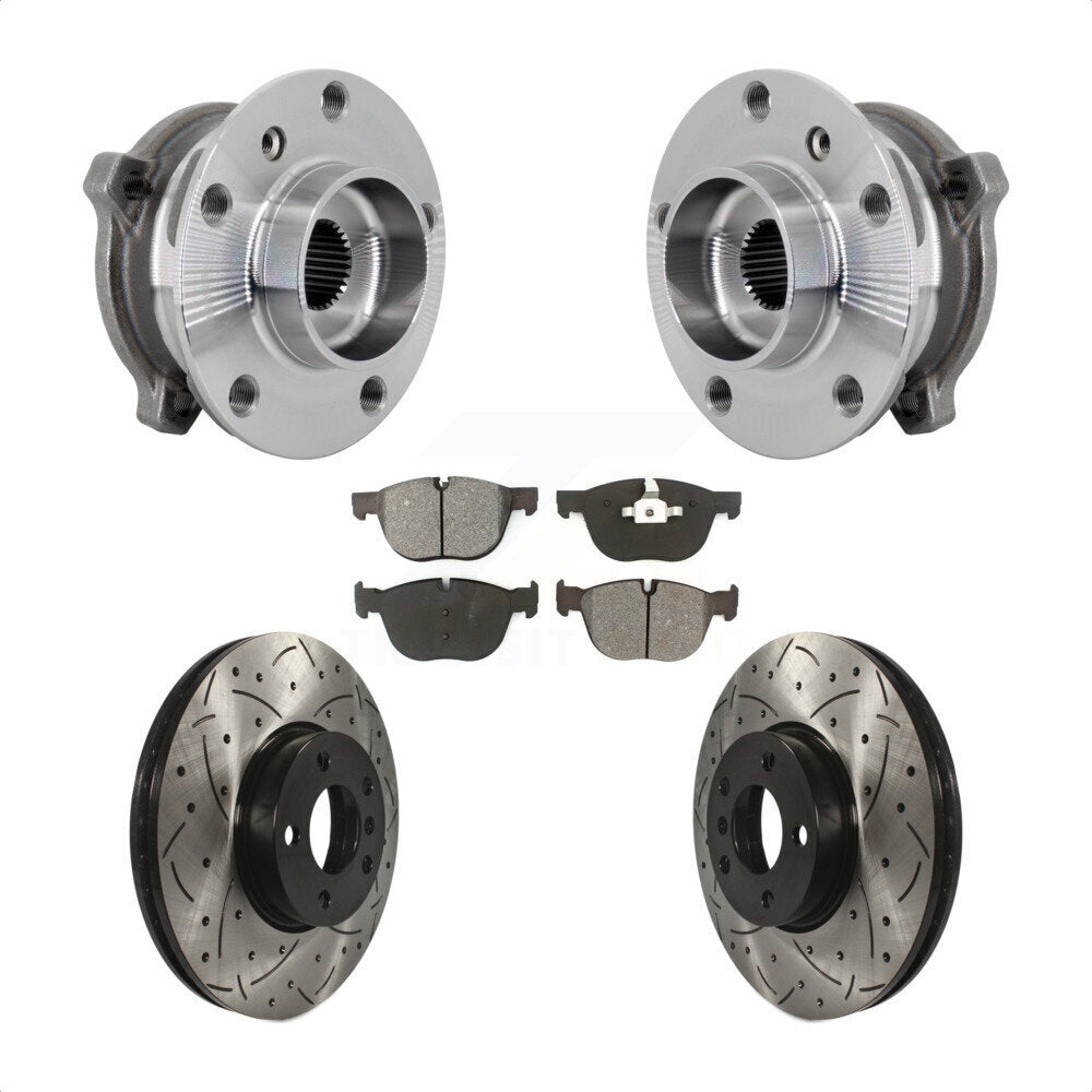Transit Auto KBB-132839 Wheel Bearing and Hub Assembly for 2007-2019 BMW X6, BMW X5 - Front product image