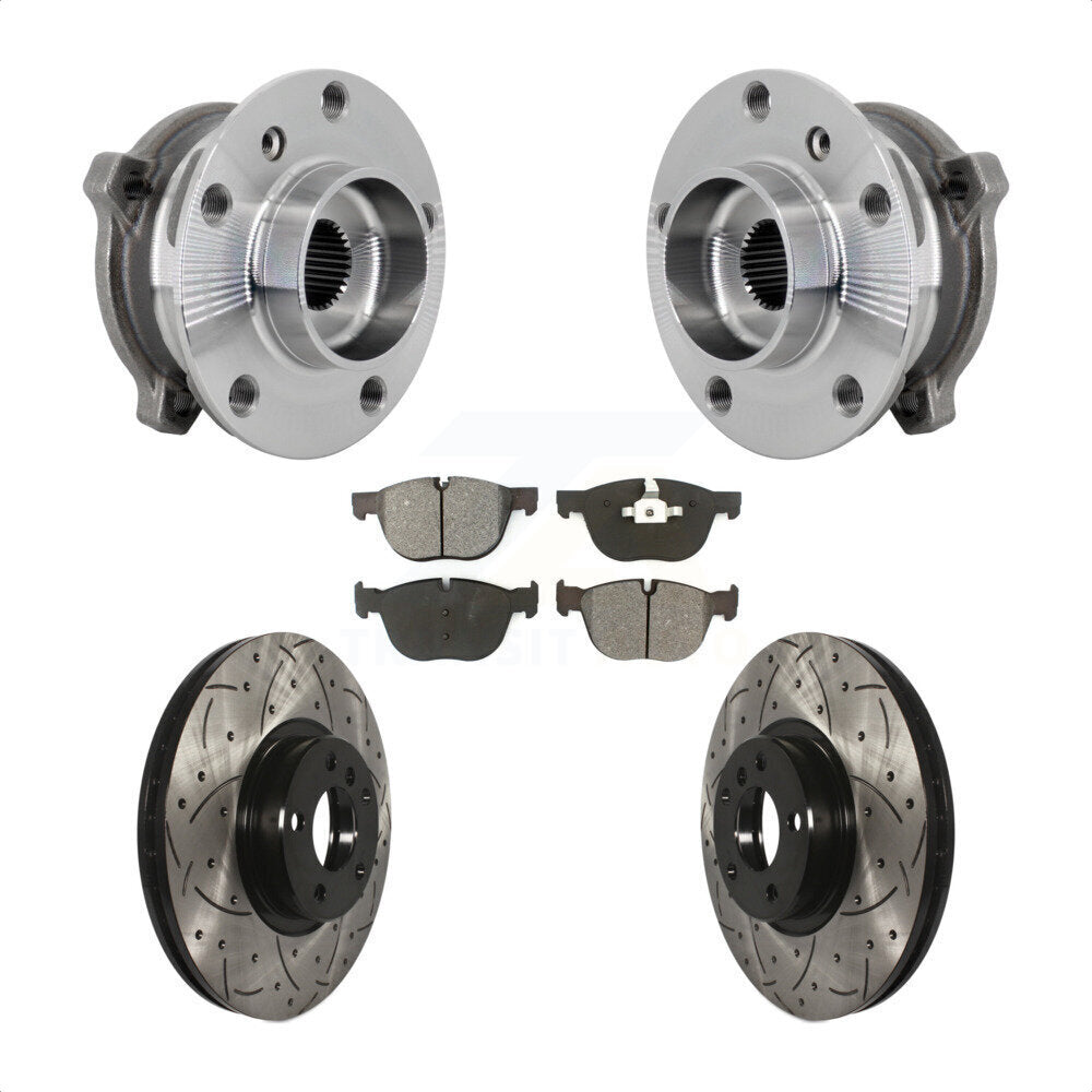 Transit Auto KBB-132840 Wheel Bearing and Hub Assembly for 2007-2018 BMW X5, BMW X6 - Front product image