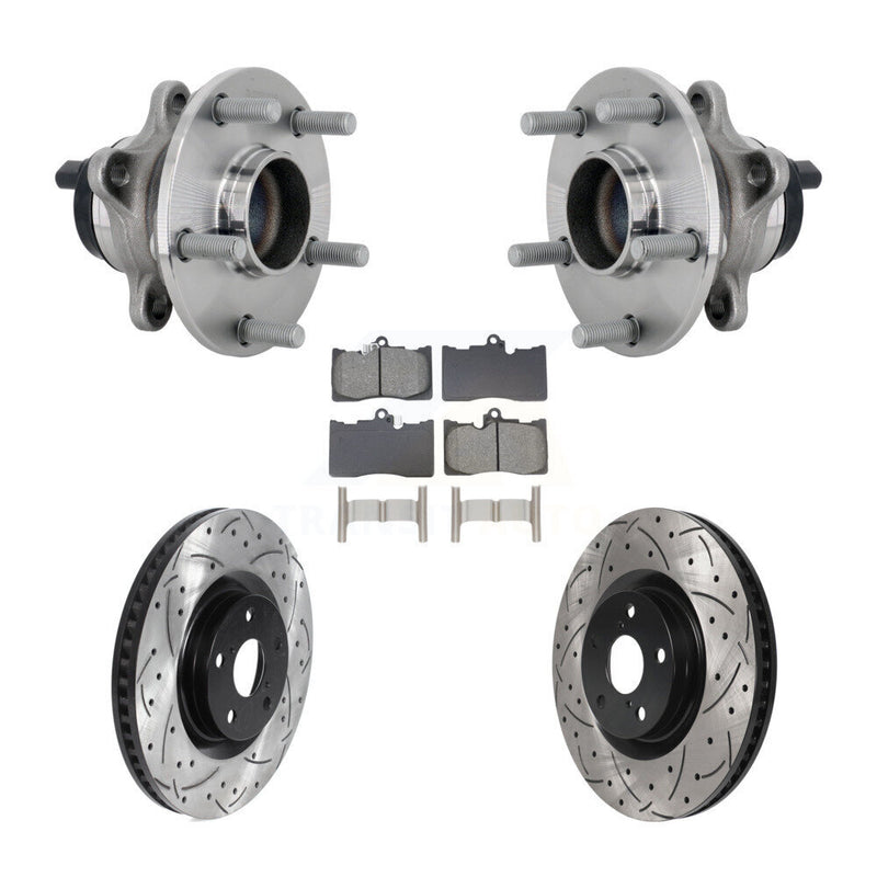 Transit Auto KBB-132846 Wheel Bearing and Hub Assembly for 2013-2023 Lexus RC300, Lexus RC350, Lexus GS300 & more - Front product image