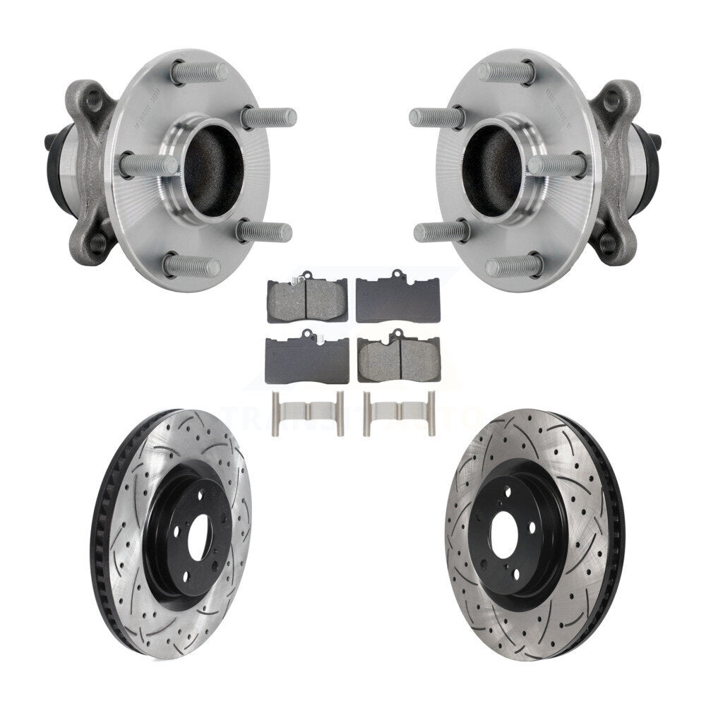 Transit Auto KBB-132847 Wheel Bearing and Hub Assembly for 2014-2020 Lexus IS350, Lexus IS300, Lexus IS200t - Front product image