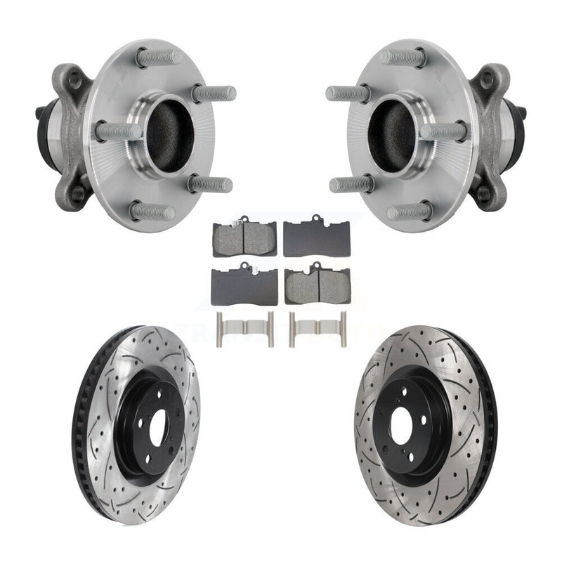 Transit Auto KBB-132847 Wheel Bearing and Hub Assembly for 2014-2020 Lexus IS350, Lexus IS300, Lexus IS200t - Front product image