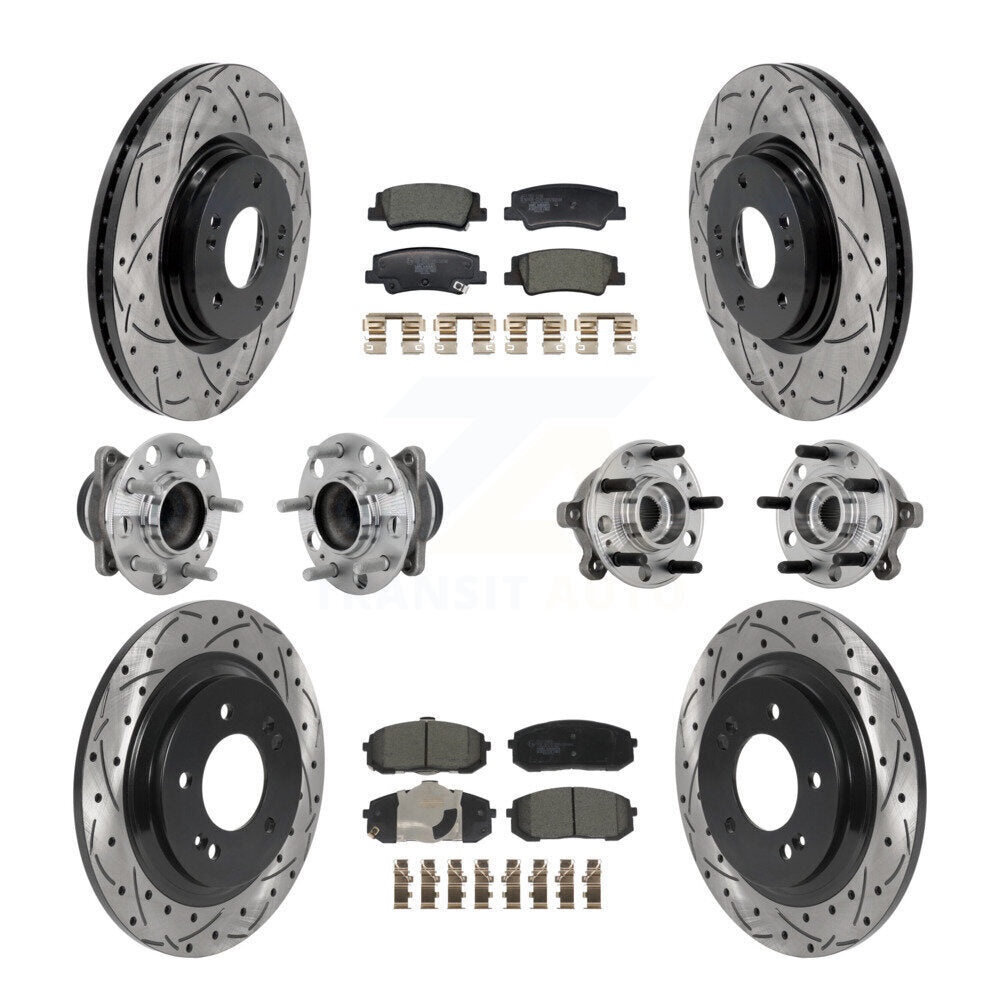 Transit Auto KBB-132871 Wheel Bearing and Hub Assembly for 2020-2023 Hyundai Sonata, Kia K5 - Front and Rear product image