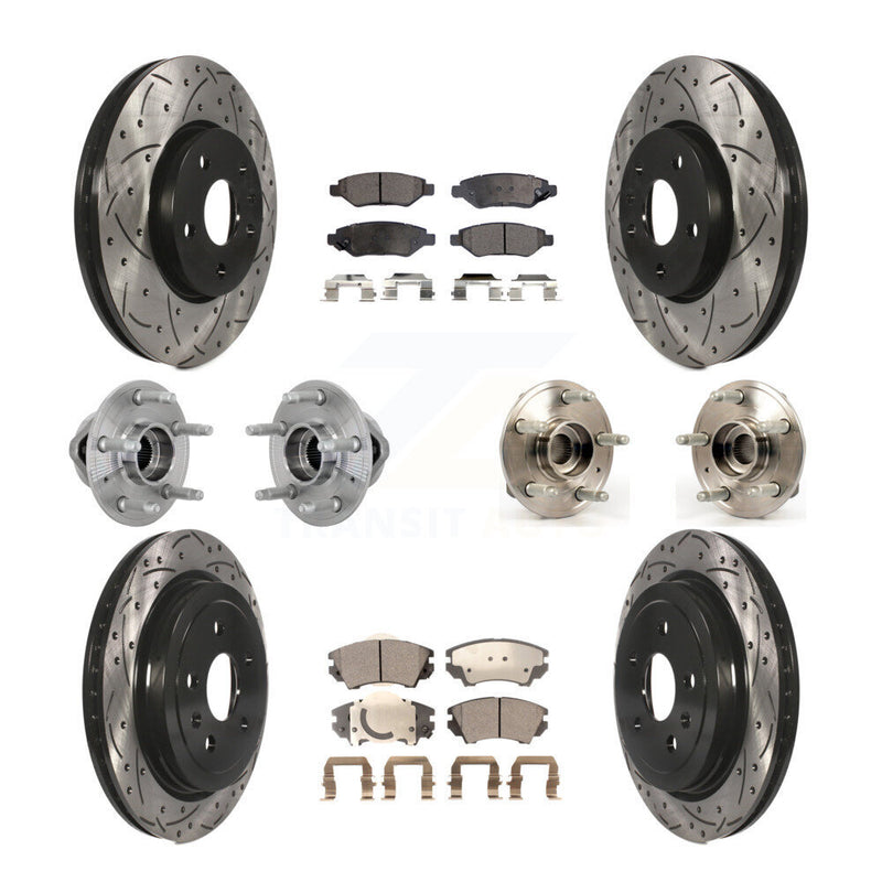 Transit Auto KBB-132872 Wheel Bearing and Hub Assembly for 2011-2015 Chevrolet Camaro - Front and Rear product image