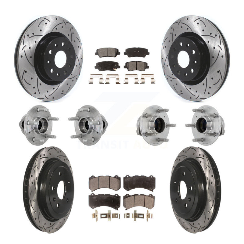 Transit Auto KBB-132875 Wheel Bearing and Hub Assembly for 2016 Cadillac CTS - Front and Rear product image