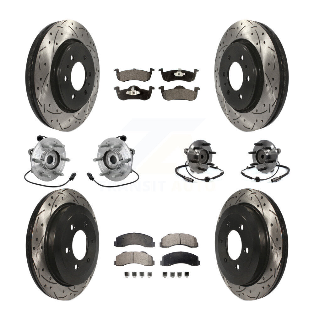 Transit Auto KBB-132886 Wheel Bearing and Hub Assembly for 2011-2014 Ford Expedition, Lincoln Navigator - Front and Rear product image