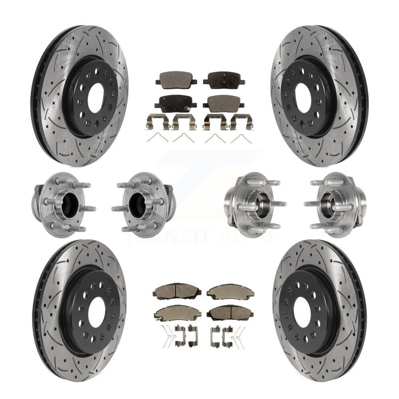 Transit Auto KBB-132887 Wheel Bearing and Hub Assembly for 2017-2020 Chevrolet Traverse, Buick Enclave, GMC Acadia - Front and Rear product image