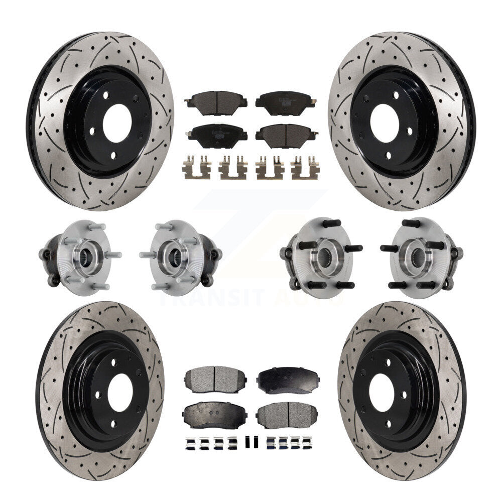Transit Auto KBB-132889 Wheel Bearing and Hub Assembly for 2016-2023 Mazda CX-9 - Front and Rear product image