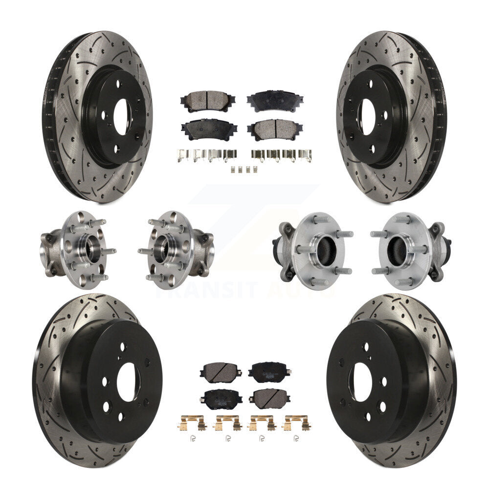 Transit Auto KBB-132890 Wheel Bearing and Hub Assembly for 2014 Lexus IS250 - Front and Rear product image