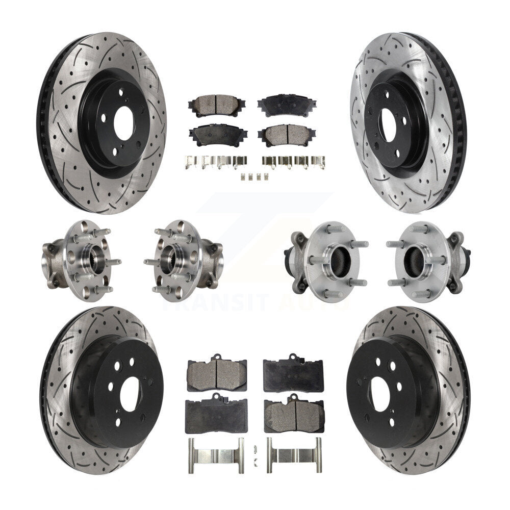 Transit Auto KBB-132893 Wheel Bearing and Hub Assembly for 2014-2020 Lexus IS350, Lexus IS300, Lexus IS200t - Front and Rear product image