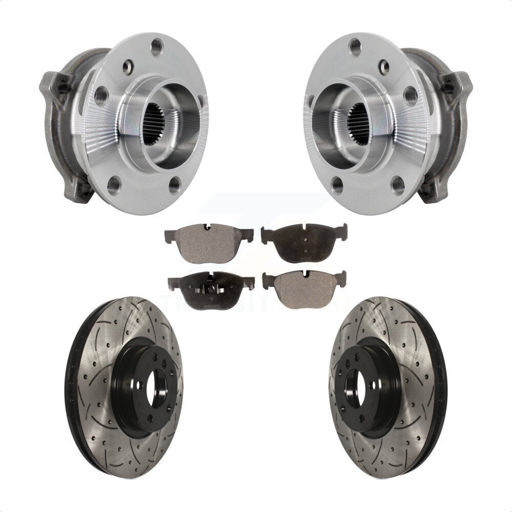 Transit Auto KBB-132897 Wheel Bearing and Hub Assembly for 2007-2018 BMW X5, BMW X6 - Front product image