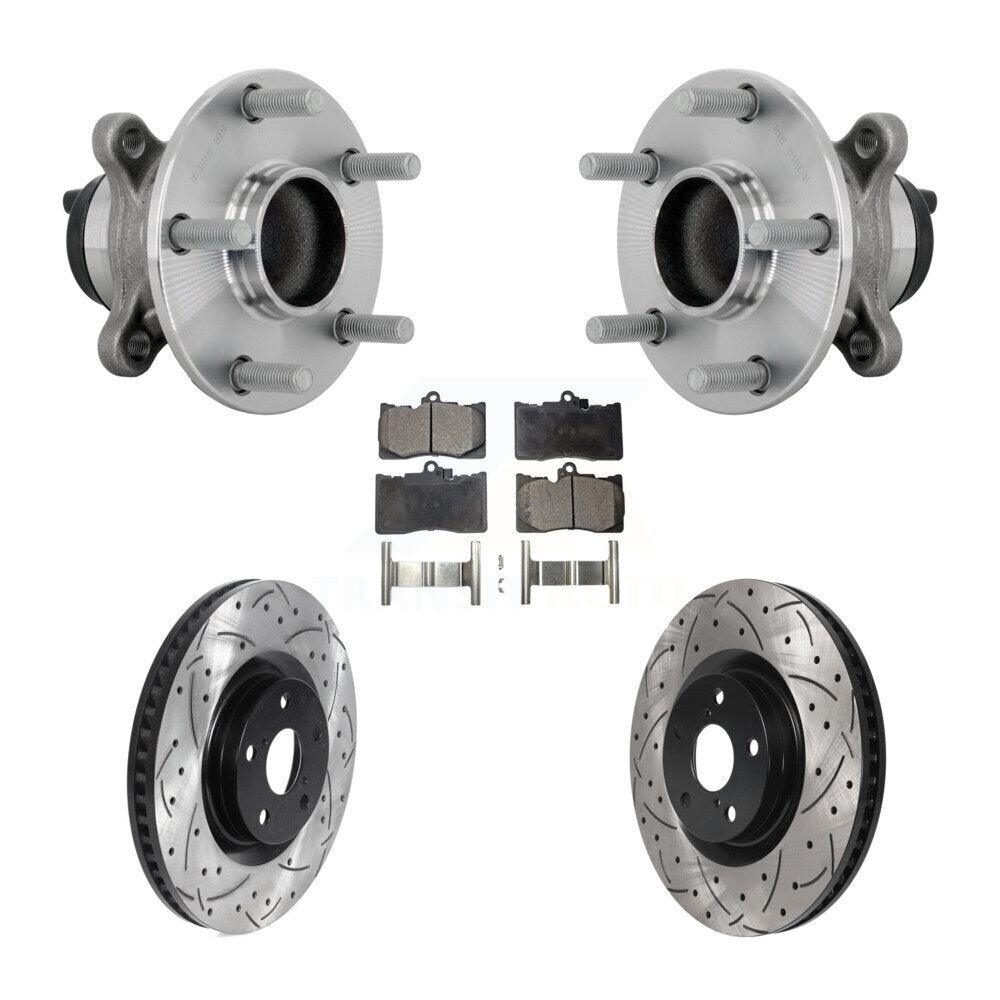 Transit Auto KBB-132914 Wheel Bearing and Hub Assembly for 2014-2020 Lexus IS350, Lexus IS300, Lexus IS200t - Front product image