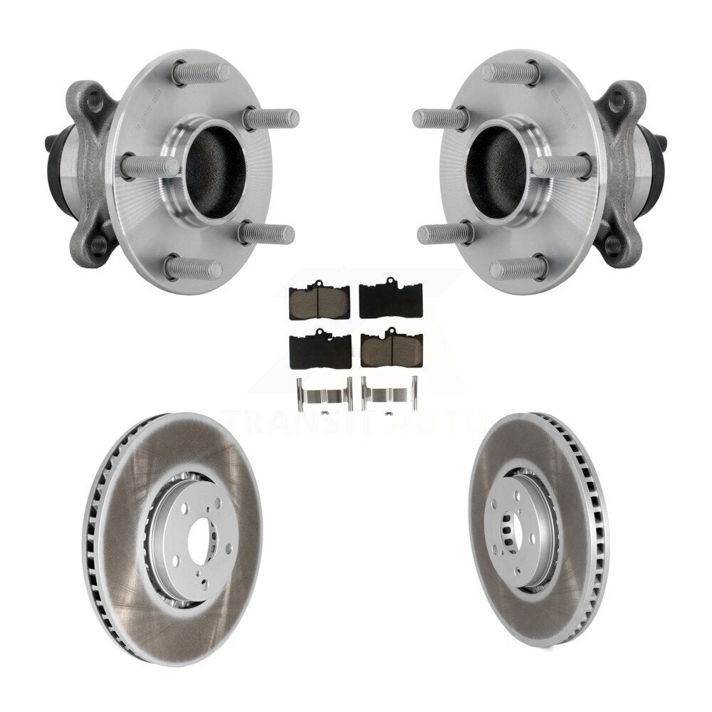 Transit Auto KBB-133001 Wheel Bearing and Hub Assembly for 2014-2020 Lexus IS350, Lexus IS300, Lexus IS200t - Front product image