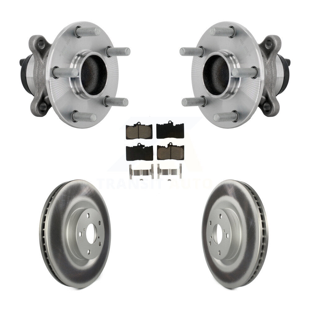 Transit Auto KBB-133002 Wheel Bearing and Hub Assembly for 2014-2020 Lexus IS350, Lexus IS300, Lexus IS200t - Front product image