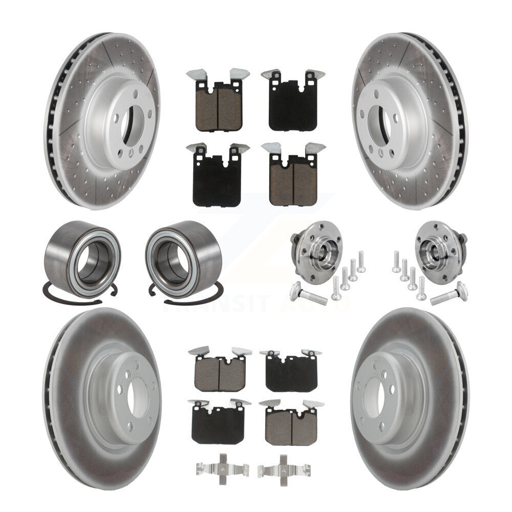 Transit Auto KBB-133025 Wheel Bearing and Hub Assembly for 2017-2020 BMW M240i xDrive - Front and Rear product image
