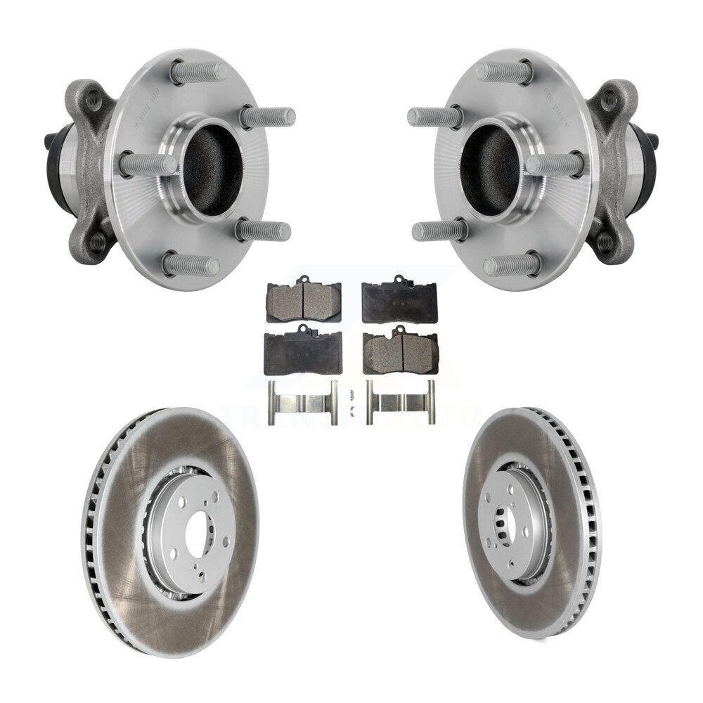 Transit Auto KBB-133122 Wheel Bearing and Hub Assembly for 2014-2020 Lexus IS350, Lexus IS300, Lexus IS200t - Front product image
