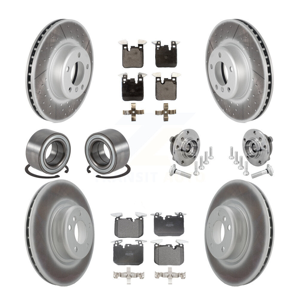 Transit Auto KBB-133127 Wheel Bearing and Hub Assembly for 2017-2020 BMW M240i xDrive - Front and Rear product image