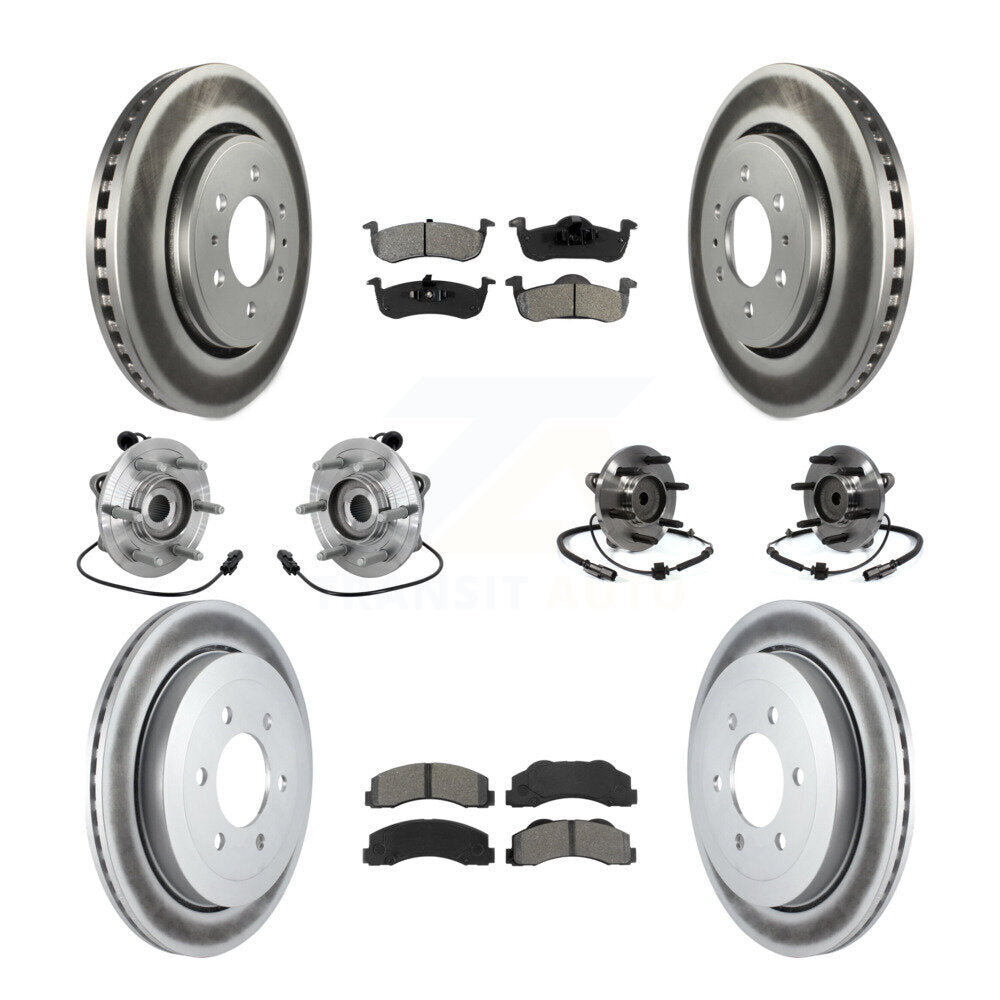 Transit Auto KBB-133197 Wheel Bearing and Hub Assembly for 2011-2014 Ford Expedition, Lincoln Navigator - Front and Rear product image