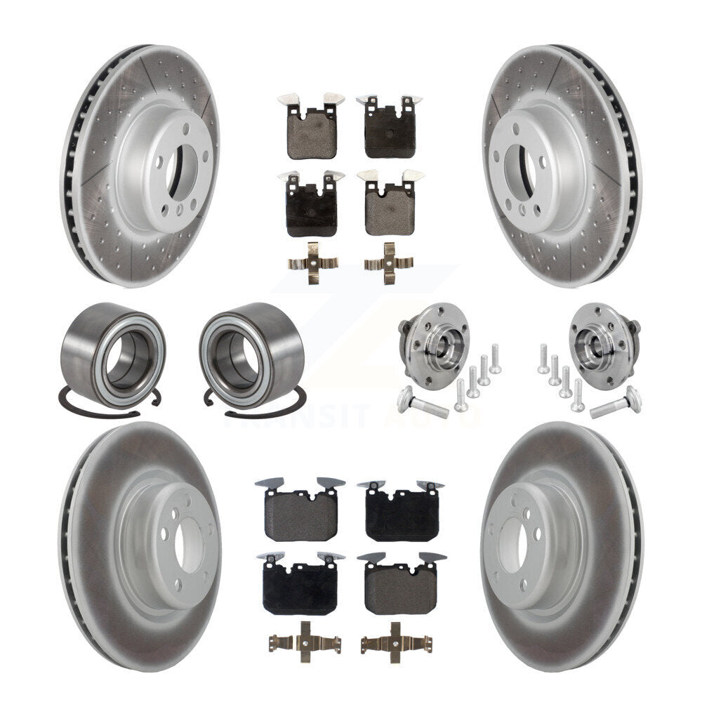 Transit Auto KBB-133344 Wheel Bearing and Hub Assembly for 2017-2020 BMW M240i xDrive - Front and Rear product image