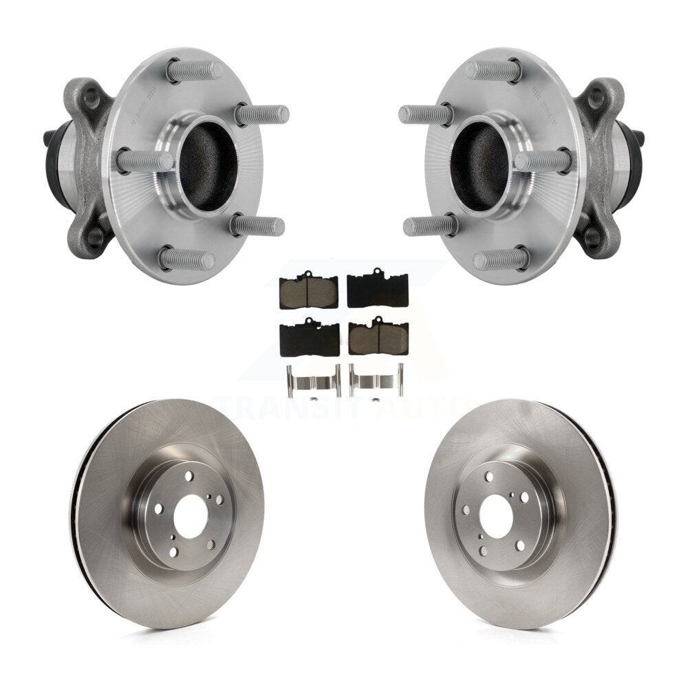 Transit Auto KBB-133411 Wheel Bearing and Hub Assembly for 2014-2020 Lexus IS350, Lexus IS300, Lexus IS200t - Front product image