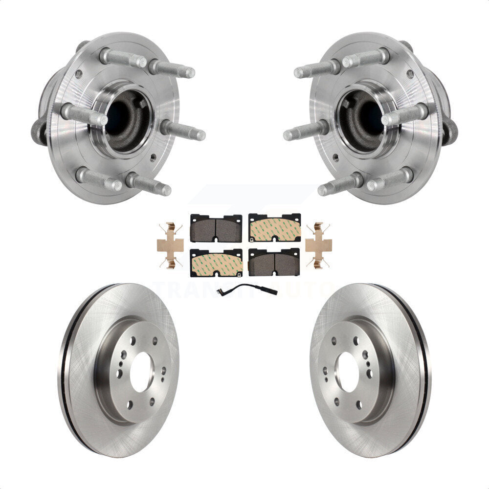 Transit Auto KBB-133488 Wheel Bearing and Hub Assembly for 2019-2023 Chevrolet Silverado 1500 LTD, GMC Sierra 1500 Limited, Cadillac Escalade & more - Front product image