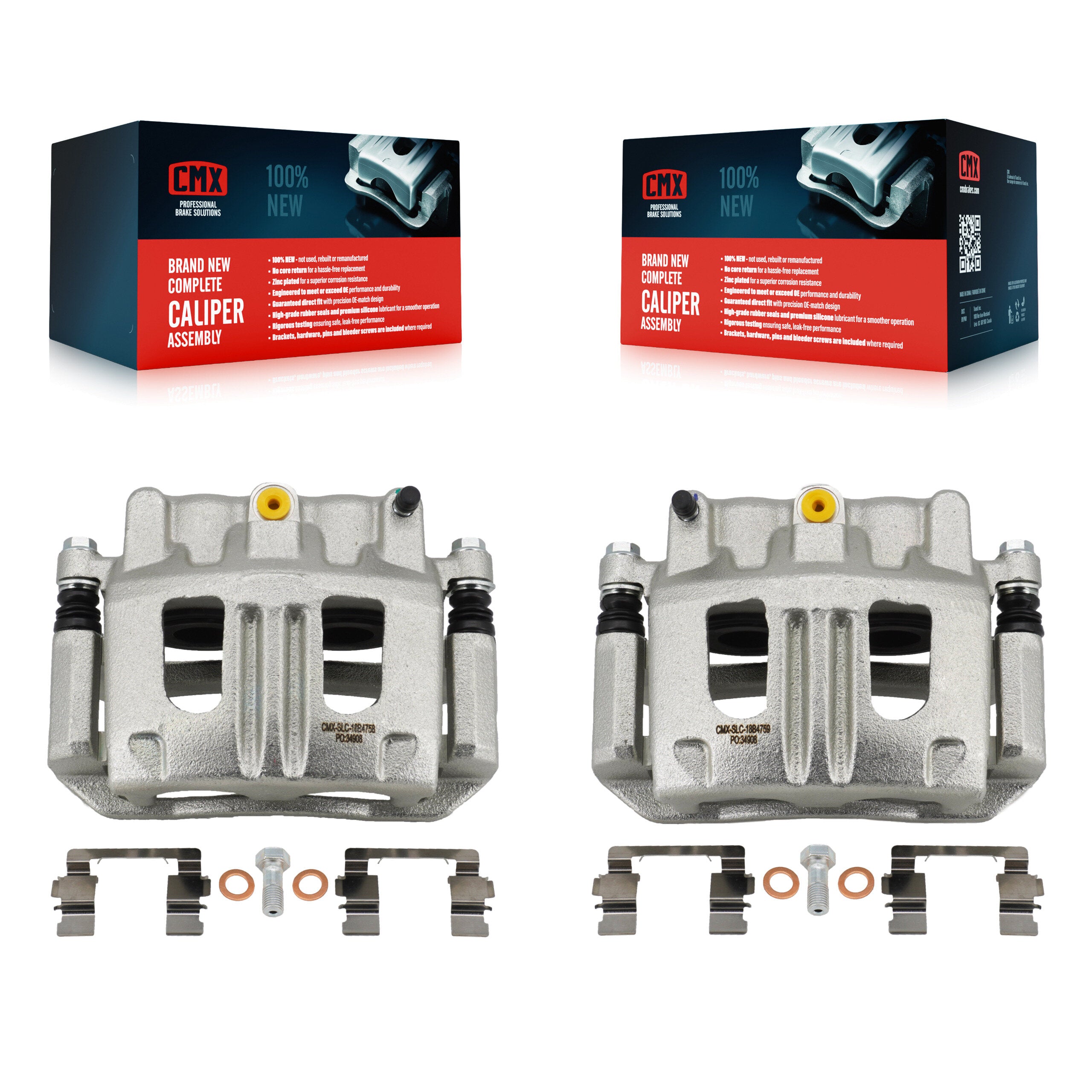 CMX KBC-100002 Disc Brake Caliper for 2001-2011 Ford Ranger, Mazda B2300, Mazda B3000 & more - Front product image