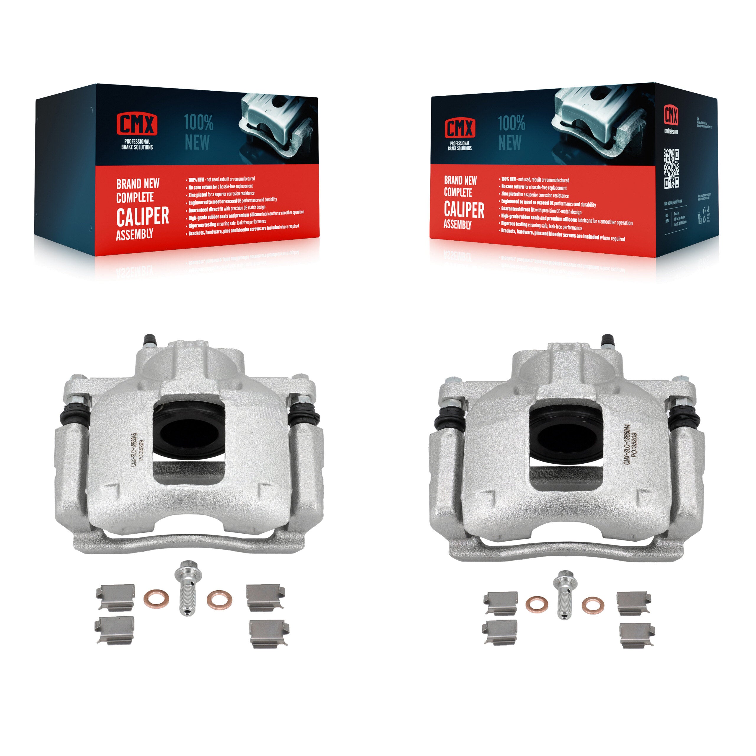 CMX KBC-100103 Disc Brake Caliper for 2008-2016 Dodge Journey, Ram C/V, Chrysler Town & Country & more - Front product image