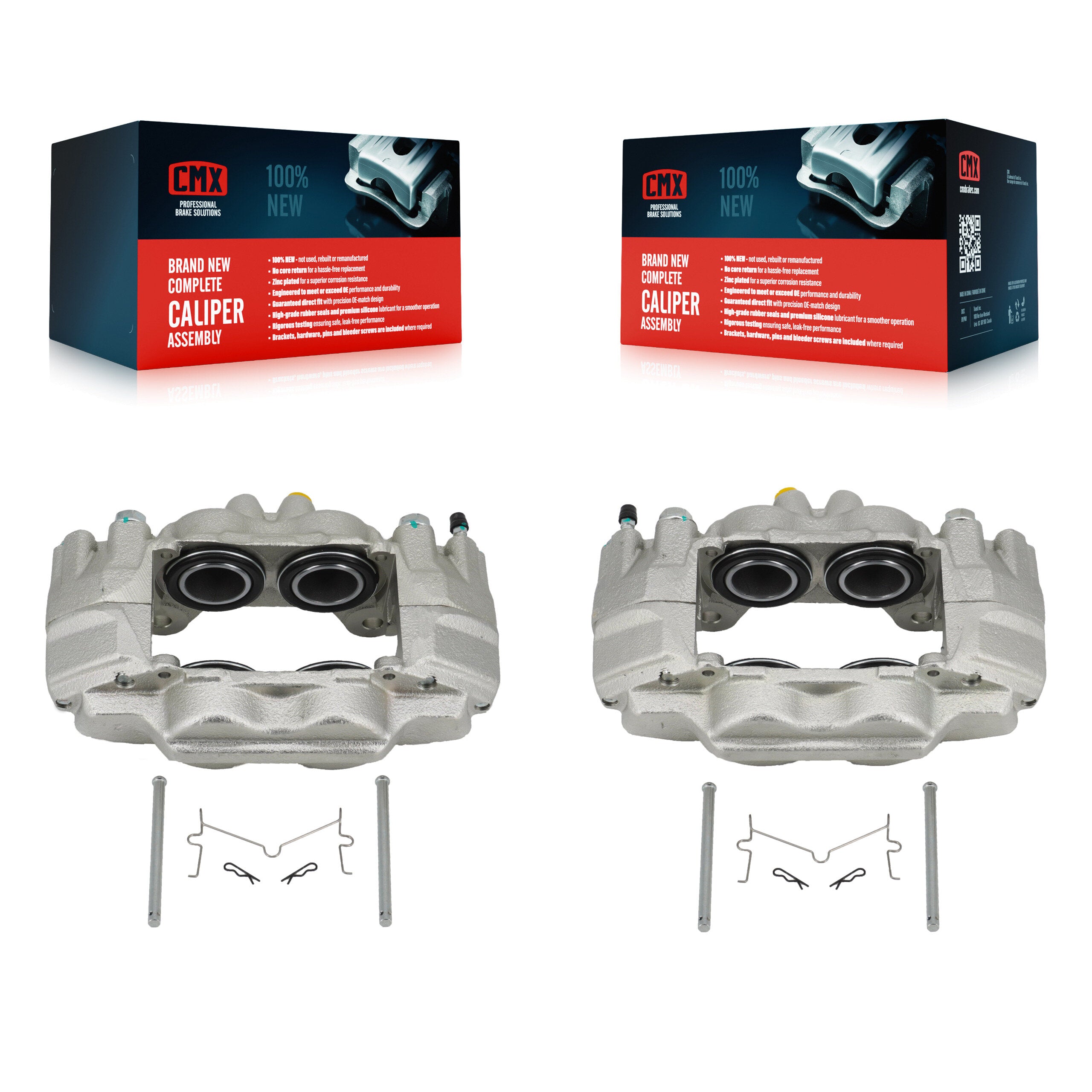 CMX KBC-100108 Disc Brake Caliper for 2003-2022 Toyota Tacoma, Toyota FJ Cruiser, Toyota 4Runner - Front product image