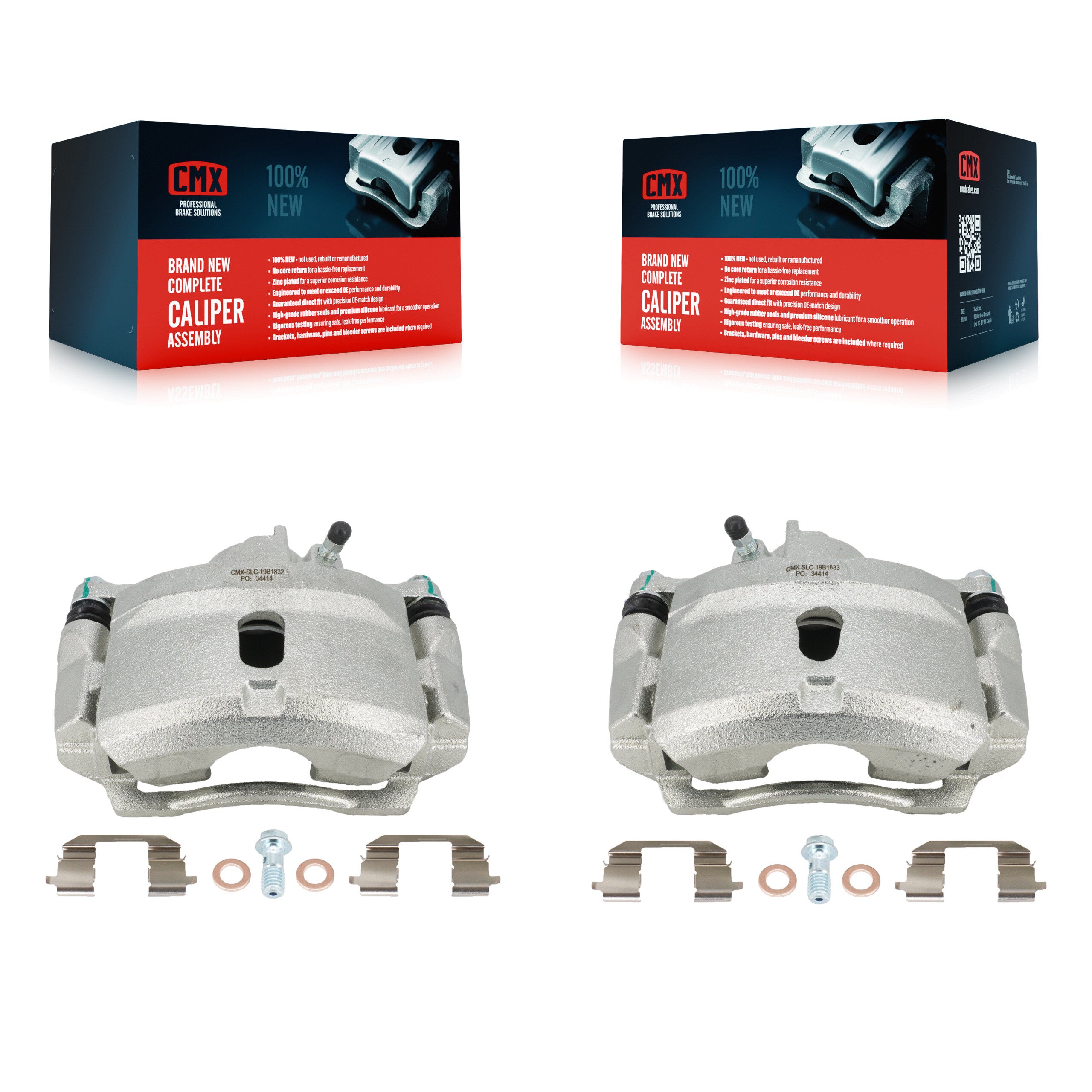 CMX KBC-100109 Disc Brake Caliper for 2001-2005 Honda Civic - Front product image