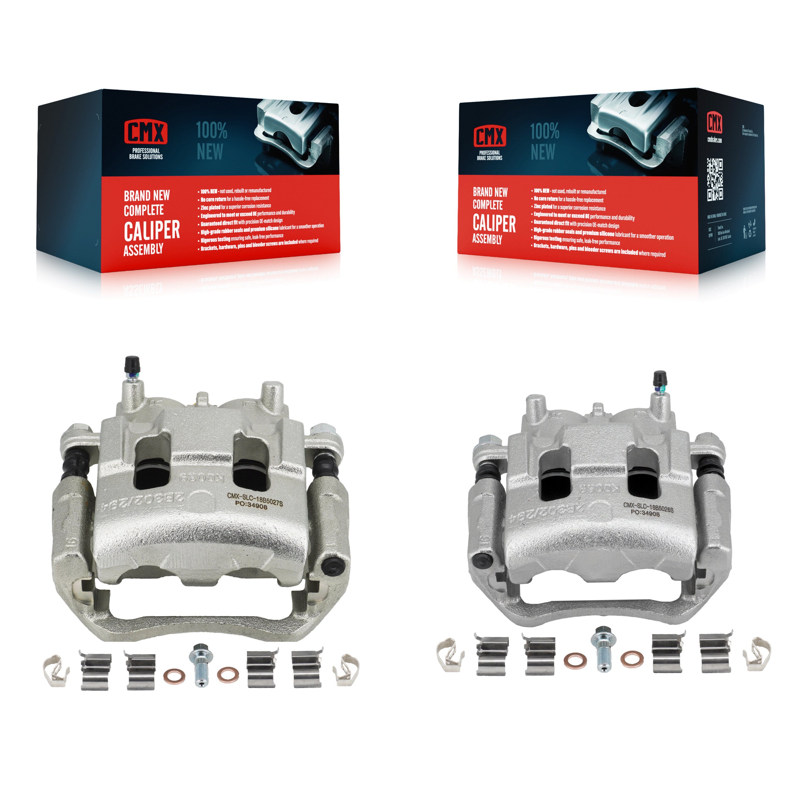 CMX KBC-100116 Disc Brake Caliper for 2007-2012 Ford Edge, Mazda CX-7 - Front product image