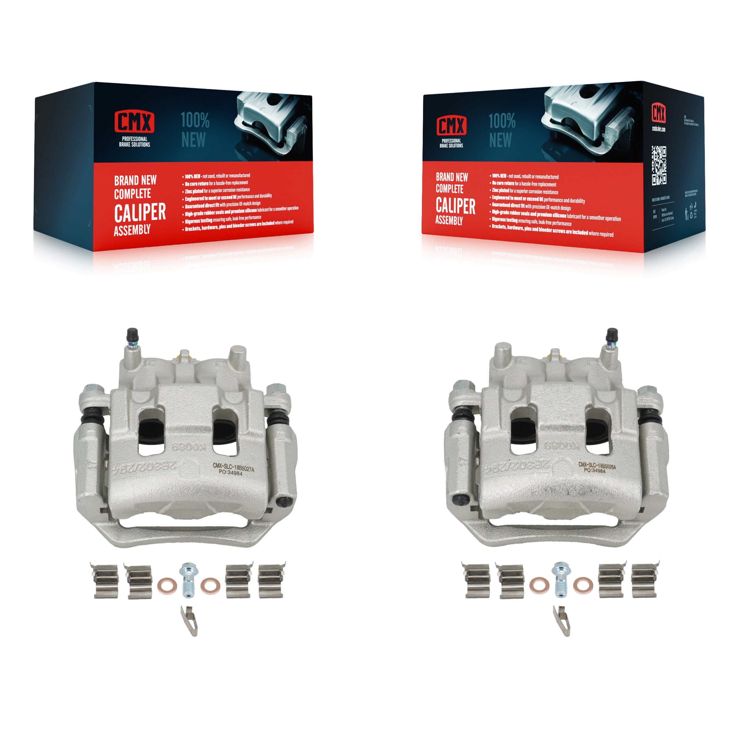 CMX KBC-100117 Disc Brake Caliper for 2007-2010 Ford Edge, Lincoln MKX - Front product image