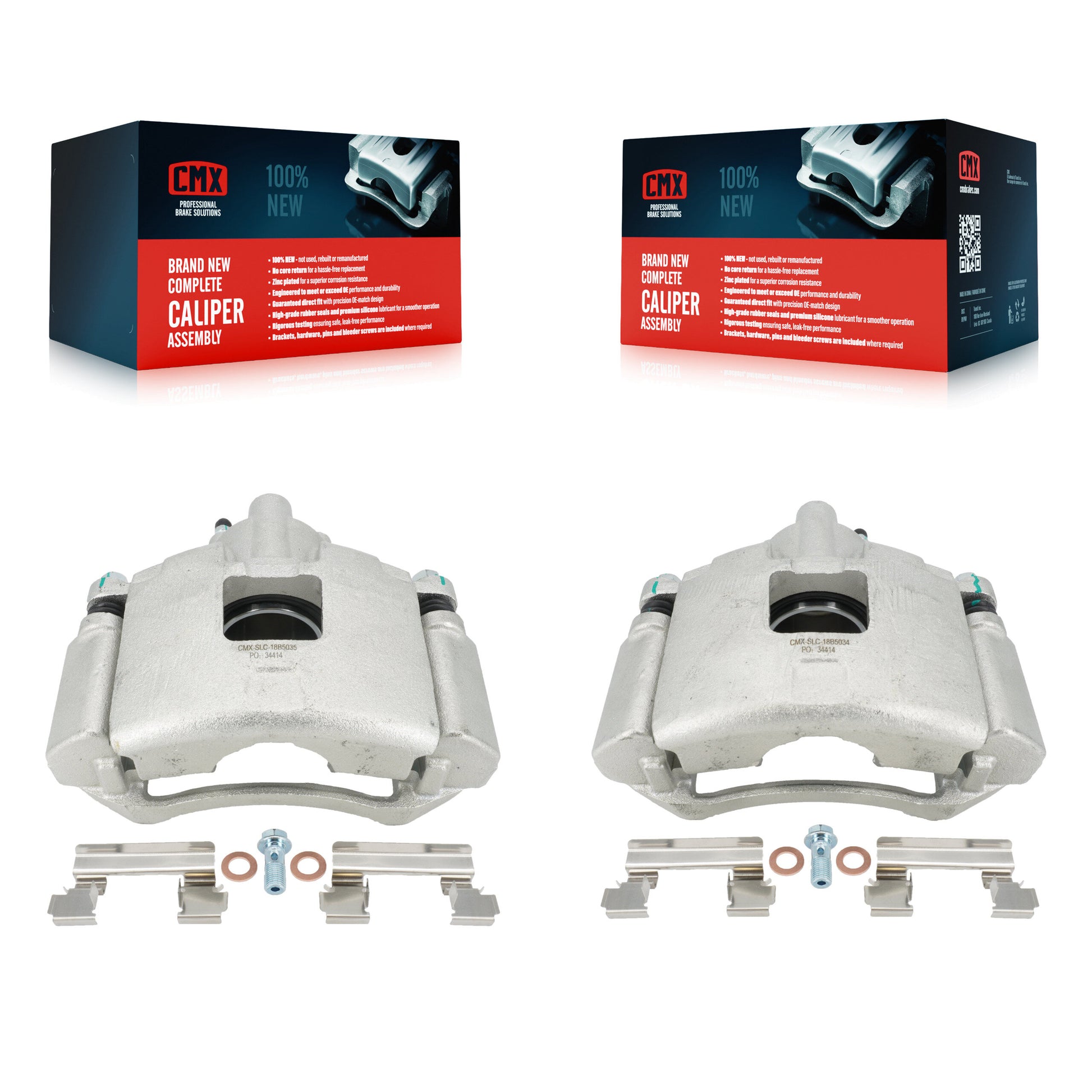 CMX KBC-100129 Disc Brake Caliper for 2004-2009 Buick Allure, Buick LaCrosse, Pontiac Montana & more - Front product image