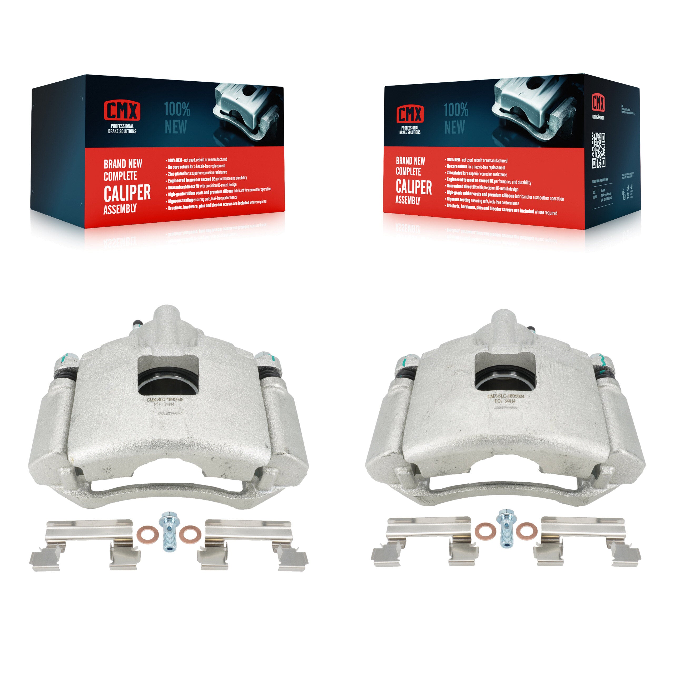 CMX KBC-100129 Disc Brake Caliper for 2004-2009 Buick Allure, Buick LaCrosse, Pontiac Montana & more - Front product image