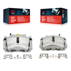 CMX KBC-100132 Disc Brake Caliper for 2006-2017 GMC Acadia Limited, Chevrolet Traverse, Buick Enclave & more - Front product image