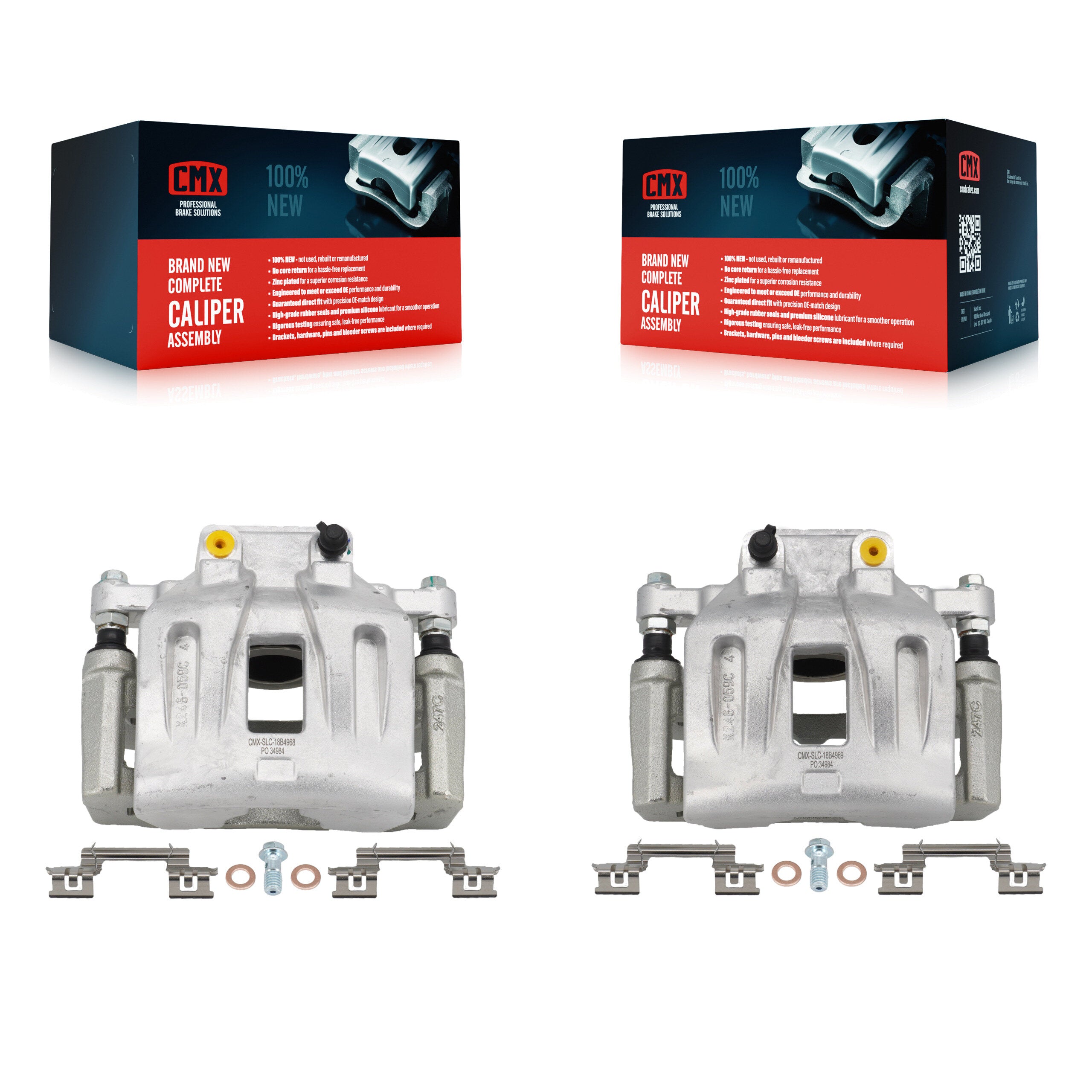 CMX KBC-100135 Disc Brake Caliper for 2005-2011 Chrysler 300, Dodge Challenger, Dodge Charger & more - Front product image
