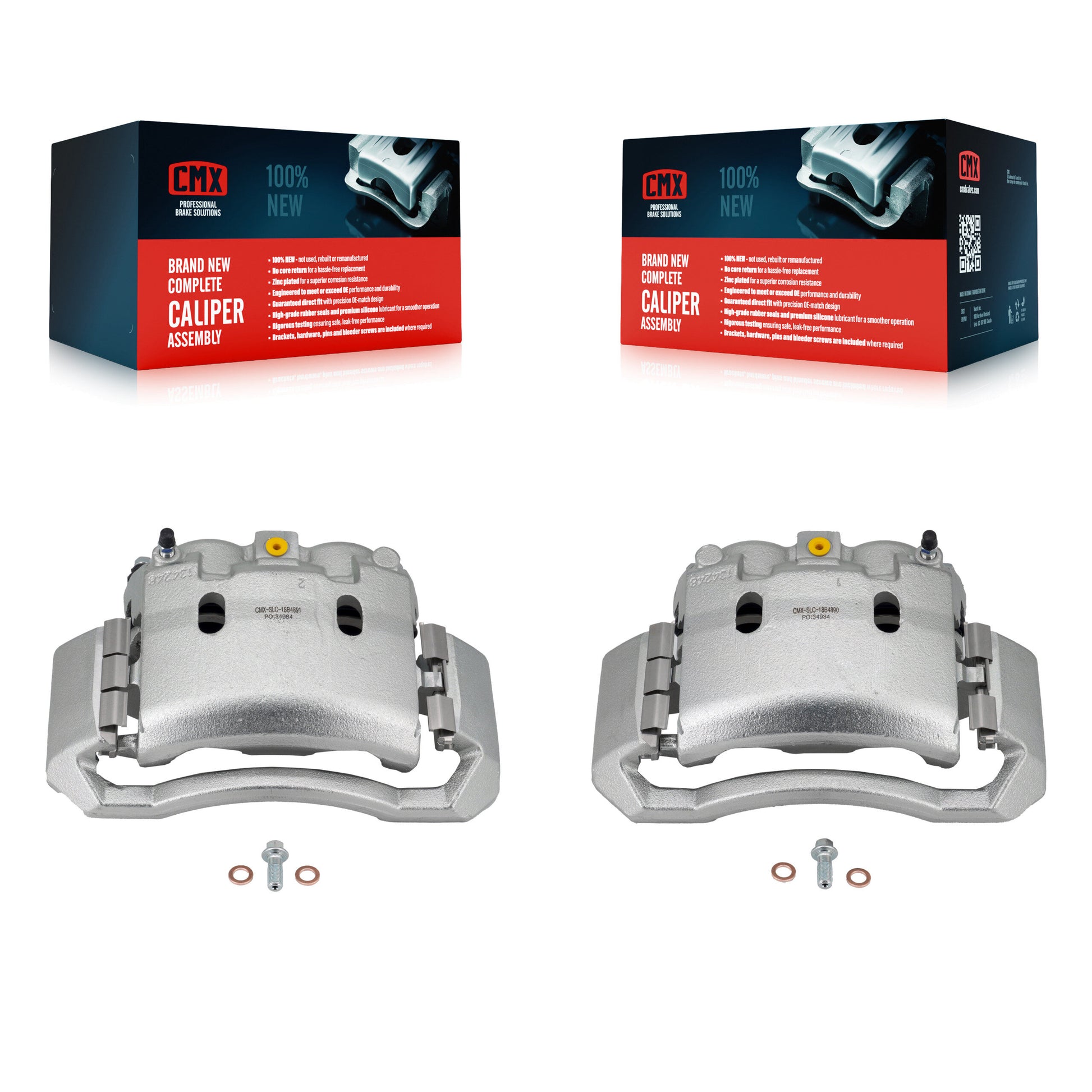 CMX KBC-100143 Disc Brake Caliper for 2003-2008 Dodge Ram 1500, Dodge Ram 4000, Dodge Ram 2500 & more - Front product image