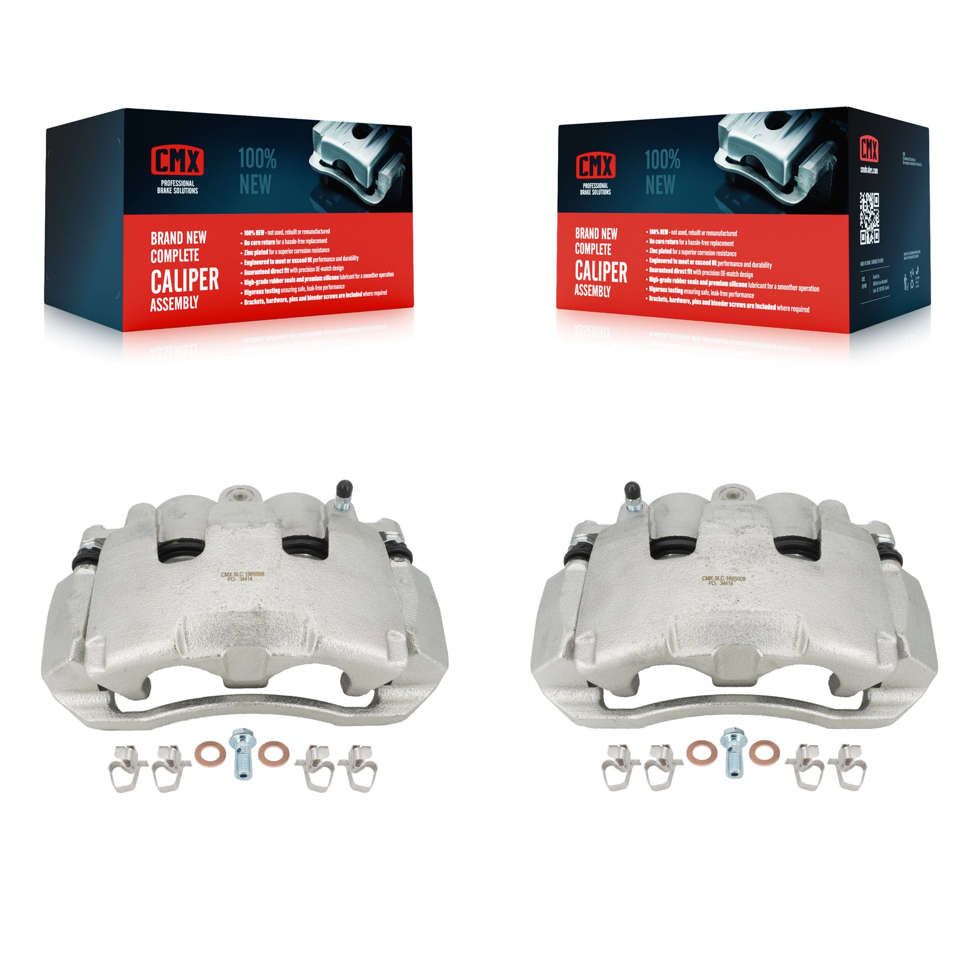 CMX KBC-100144 Disc Brake Caliper for 2005-2009 Dodge Ram 1500, Mitsubishi Raider, Dodge Dakota - Front product image