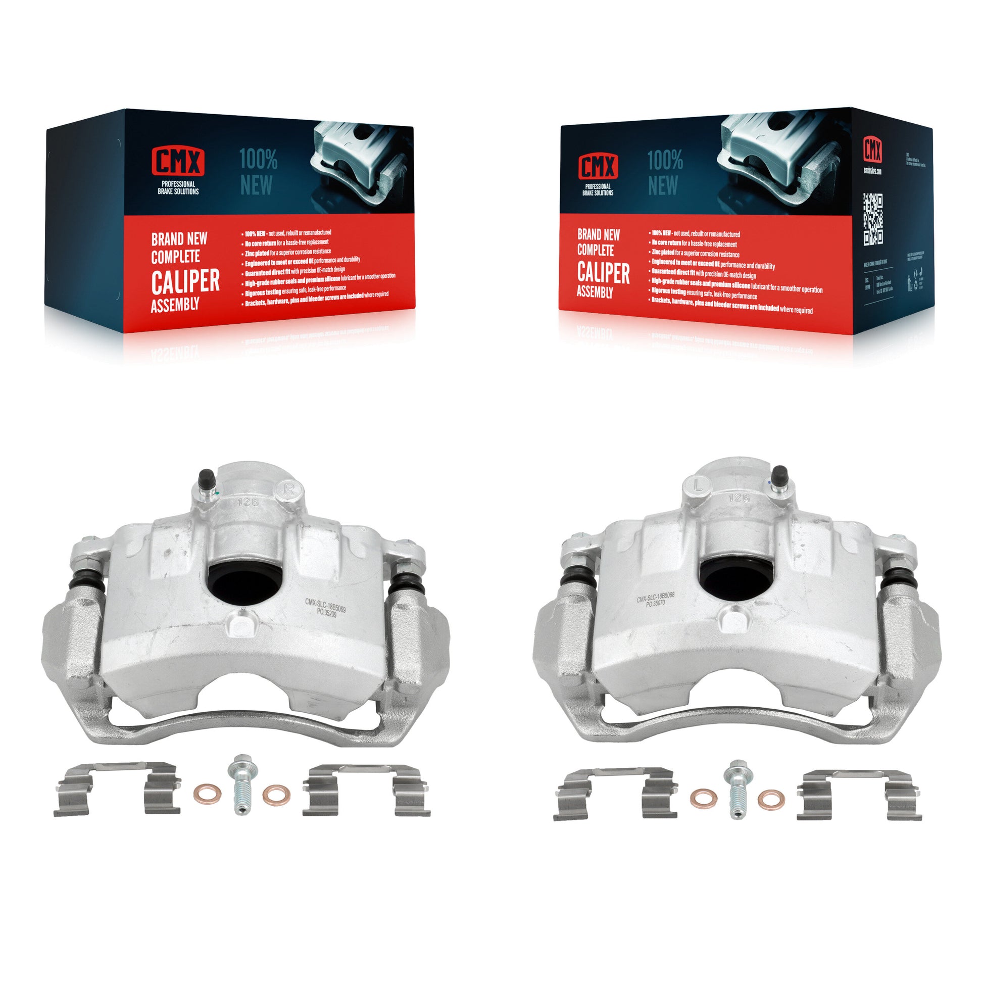 CMX KBC-100146 Disc Brake Caliper for 2008-2011 Ford Focus - Front product image