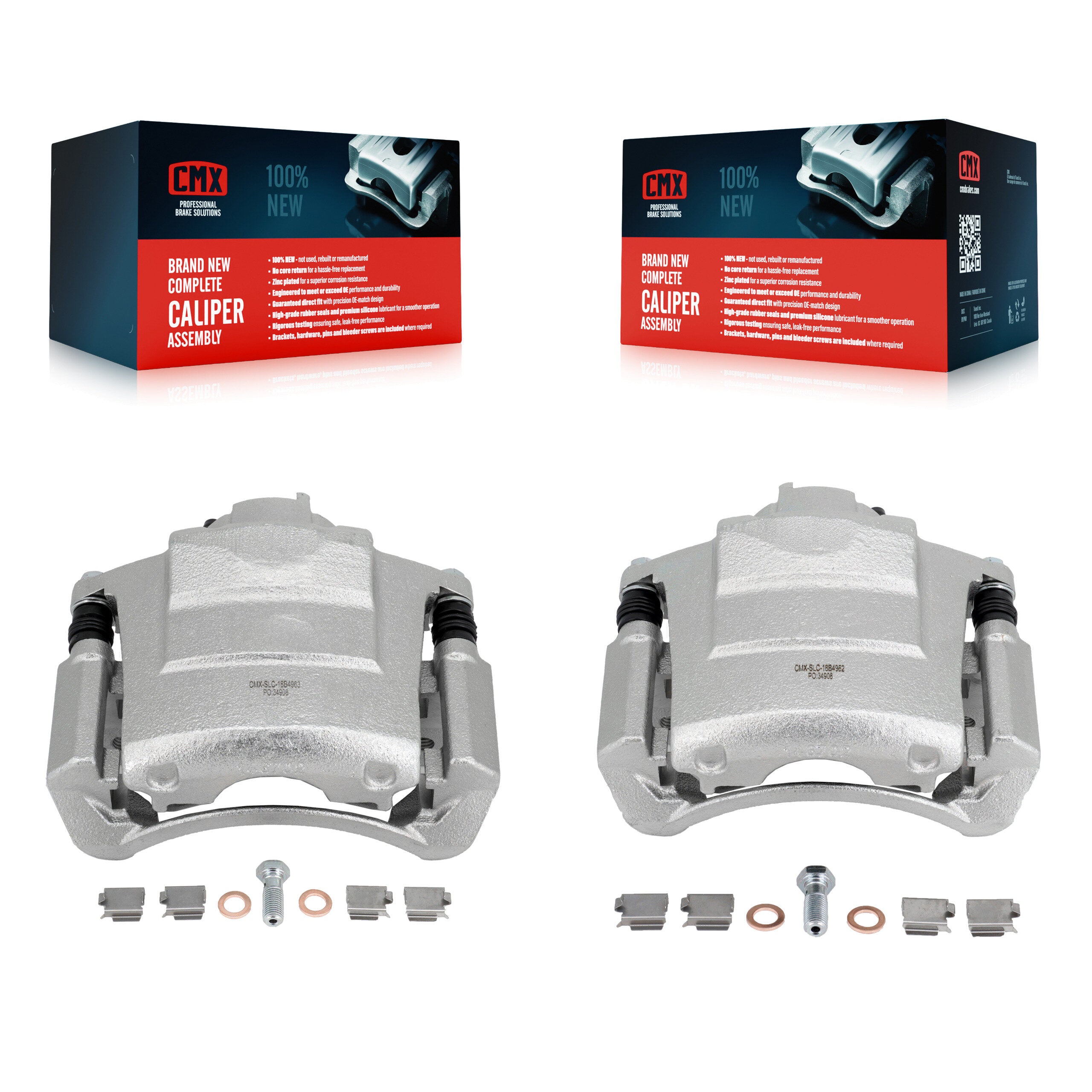 CMX KBC-100148 Disc Brake Caliper for 2004-2007 Dodge Grand Caravan, Chrysler Town & Country, Dodge Caravan - Front product image