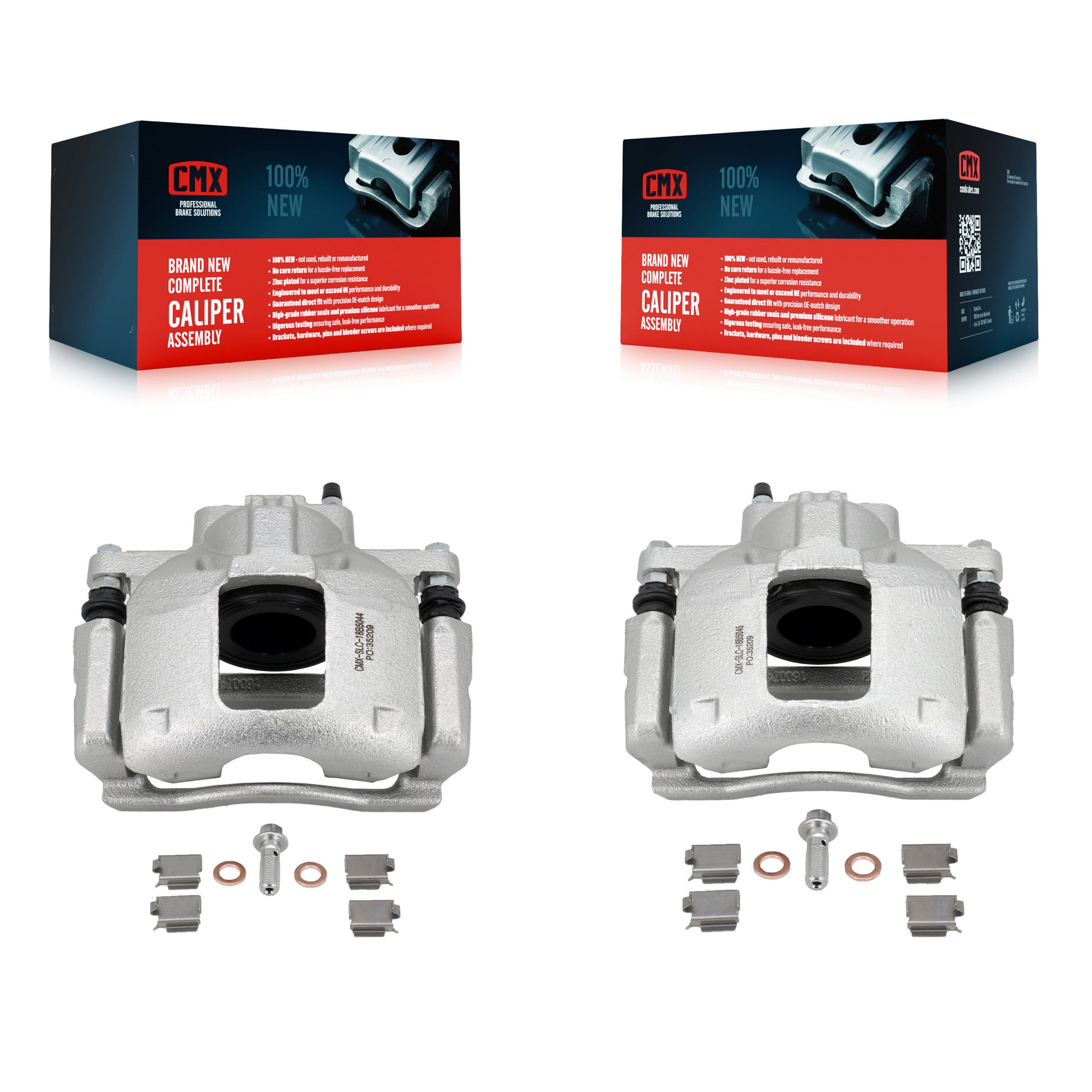CMX KBC-100164 Disc Brake Caliper for 2007-2017 Jeep Wrangler, Dodge Nitro, Jeep Liberty - Front product image