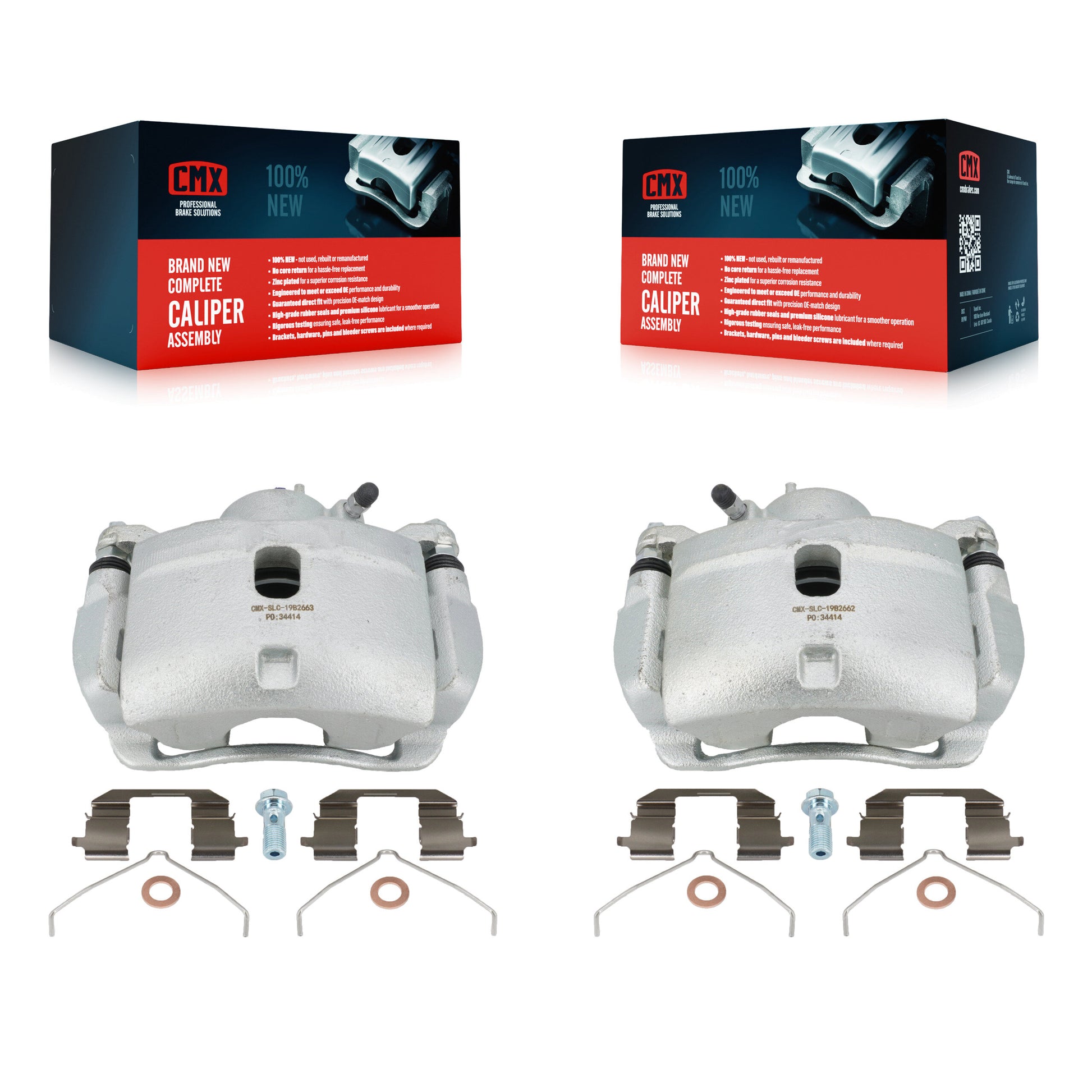 CMX KBC-100172 Disc Brake Caliper for 2002-2011 Honda Element, Honda CR-V - Front product image