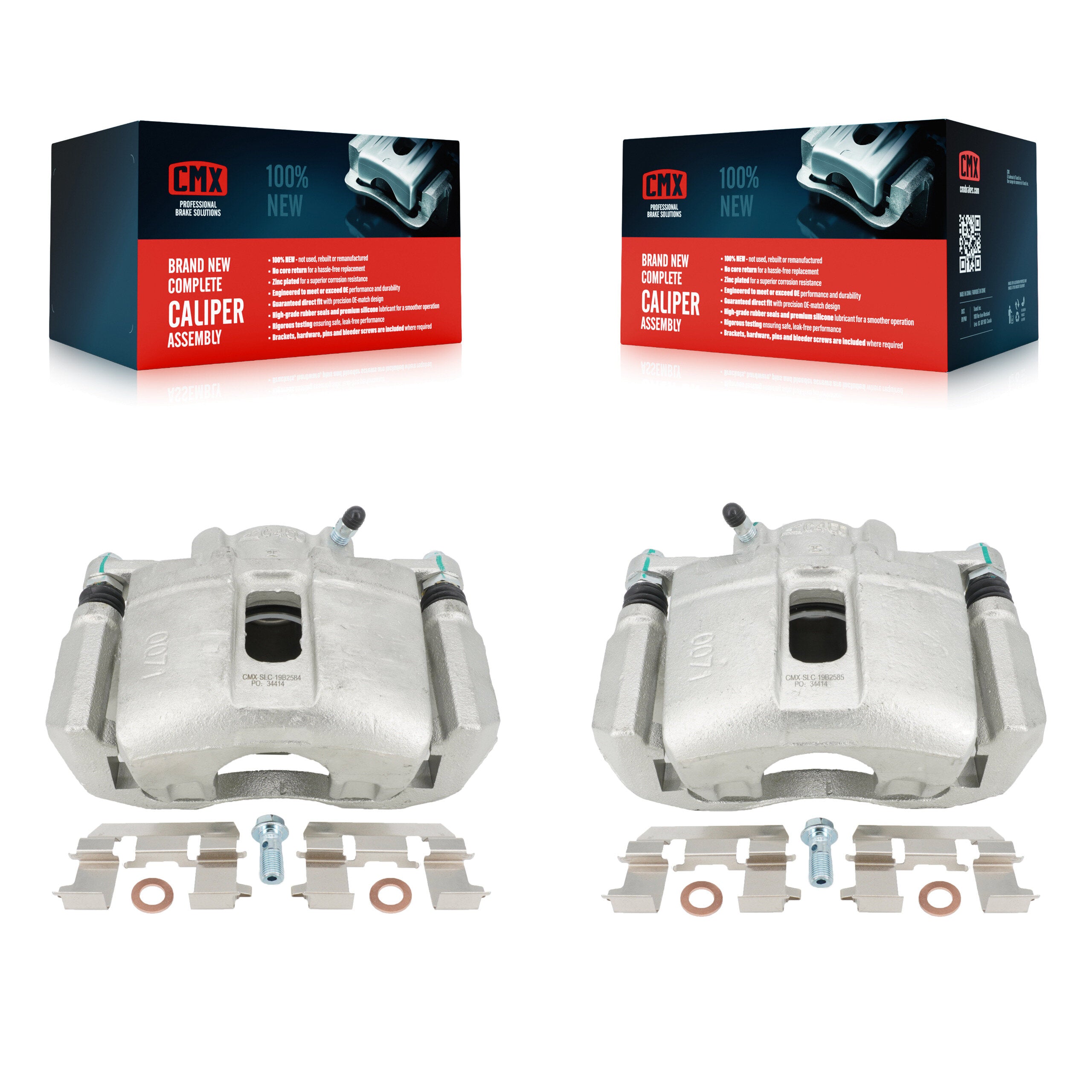 CMX KBC-100175 Disc Brake Caliper for 1999-2004 Acura RL - Front product image