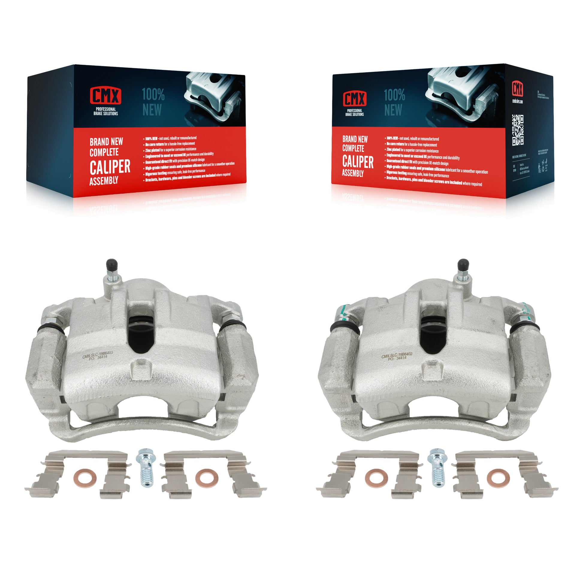 CMX KBC-100188 Disc Brake Caliper for 2010-2016 Kia Sportage, Hyundai Tucson - Front product image
