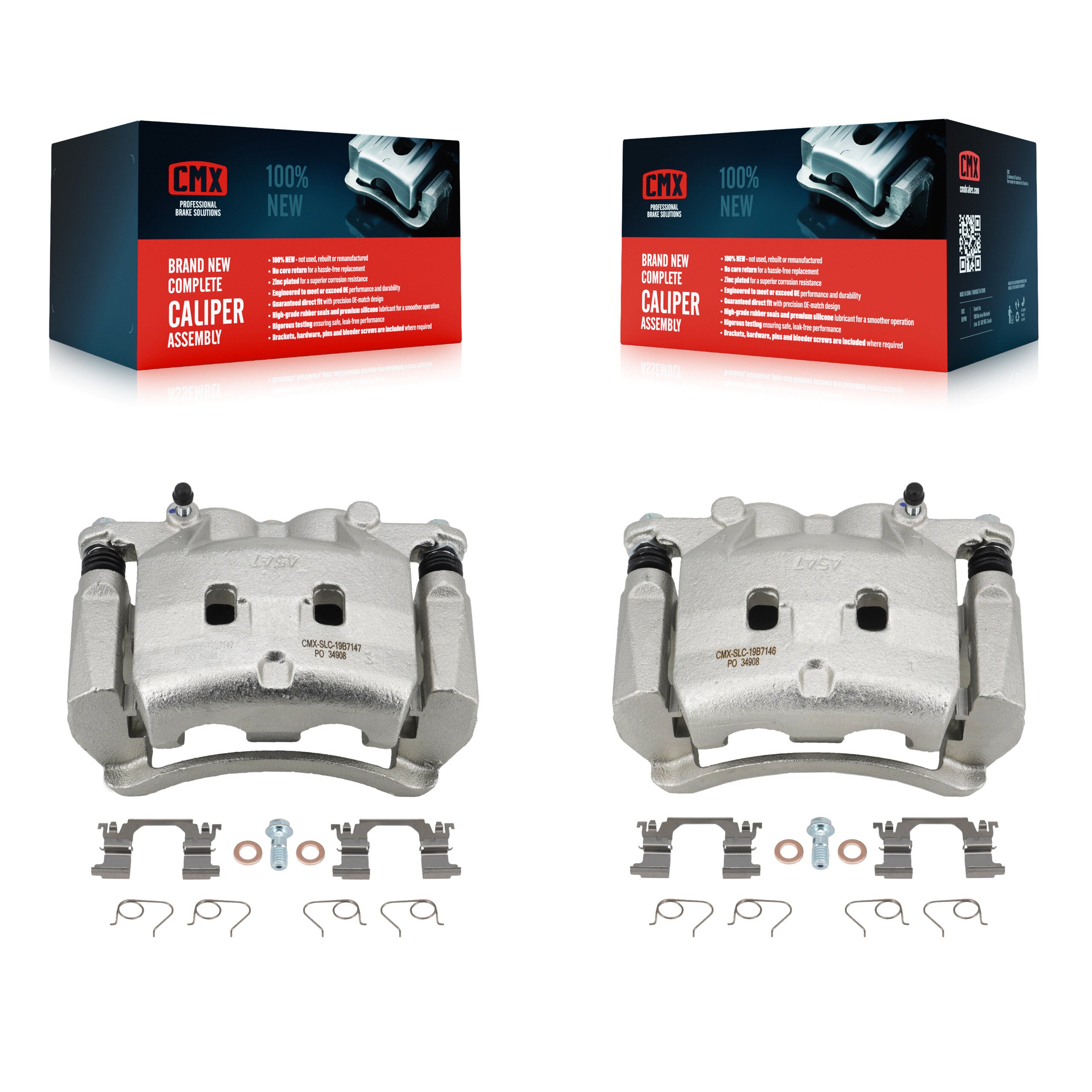 CMX KBC-100192 Disc Brake Caliper for 2014-2024 Nissan Z, INFINITI Q60, Nissan Rogue & more - Front product image