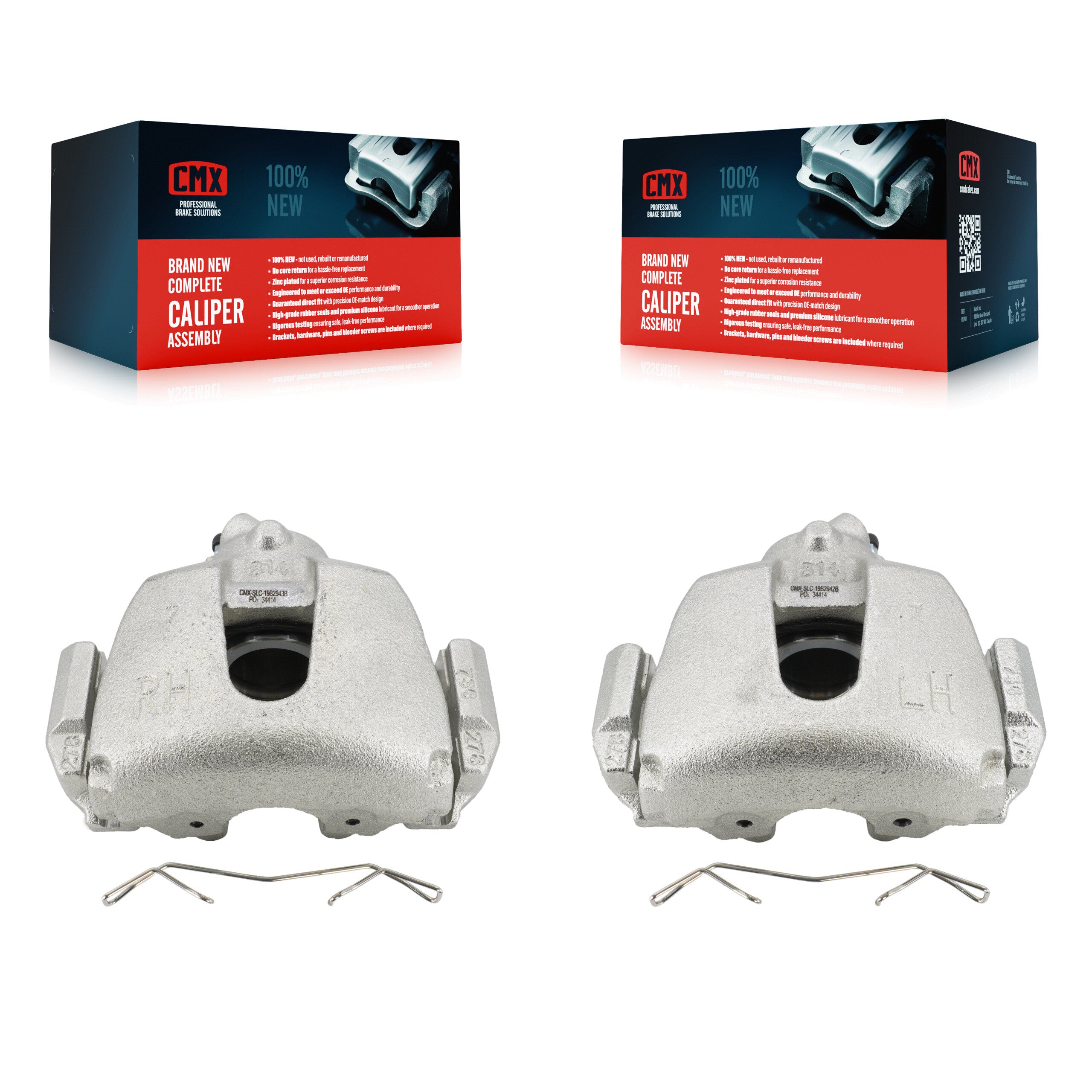 CMX KBC-100194 Disc Brake Caliper for 2005-2013 Mazda 3, Mazda 3 Sport - Front product image