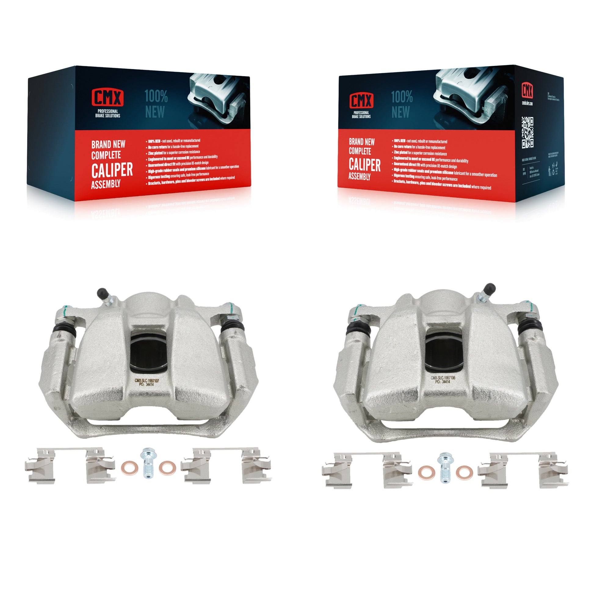 CMX KBC-100201 Disc Brake Caliper for 2013-2022 Honda Accord, Honda HR-V - Front product image