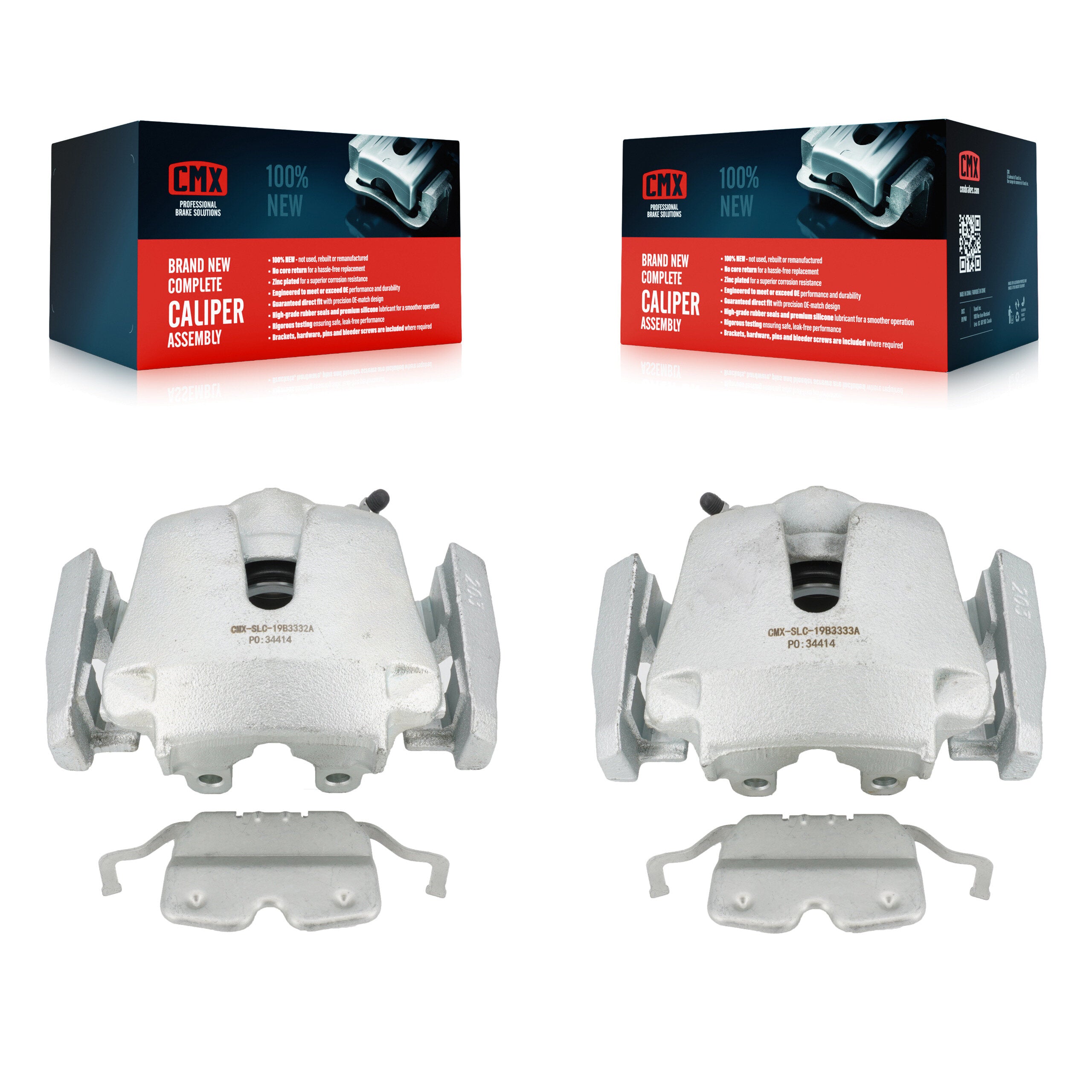 CMX KBC-100204 Disc Brake Caliper for 2007-2014 BMW X5, BMW X6 - Front product image
