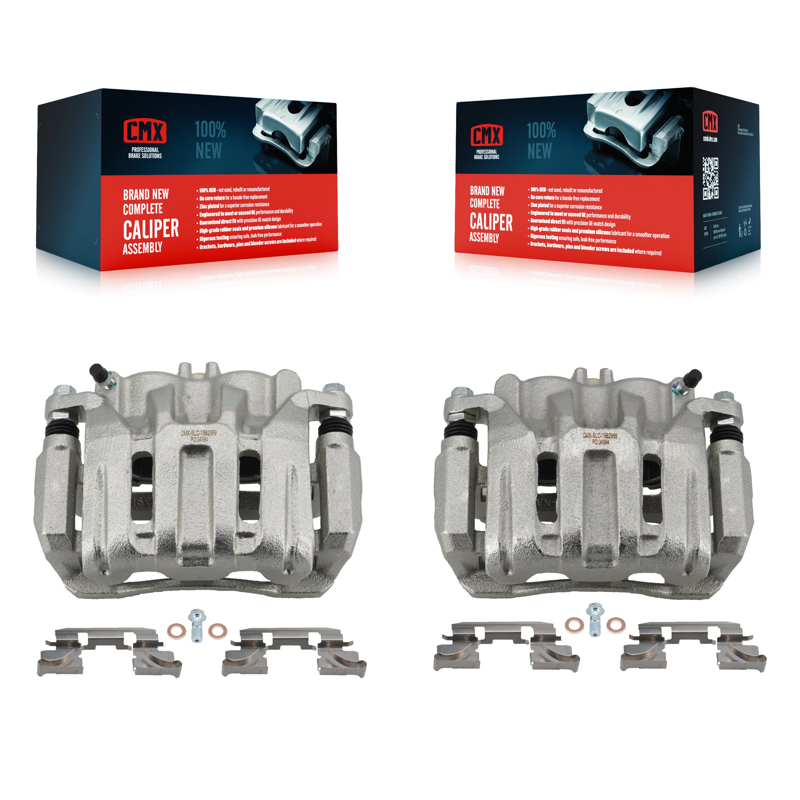 CMX KBC-100207 Disc Brake Caliper for 2005-2016 Honda Crosstour, Honda CR-V, Honda Accord Crosstour & more - Front product image