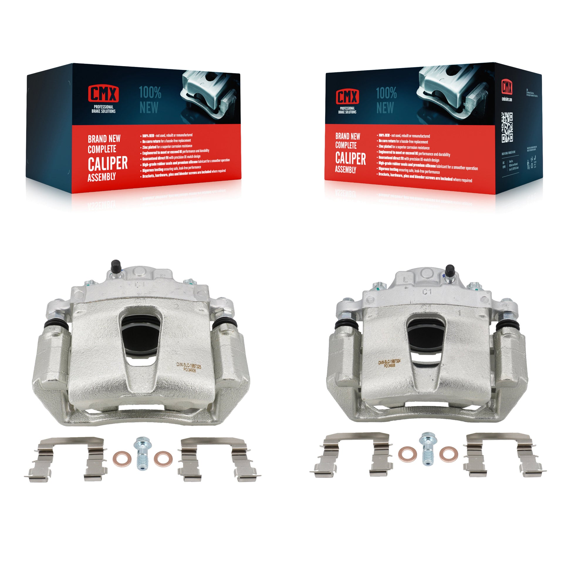 CMX KBC-100214 Disc Brake Caliper for 2015-2022 Hyundai Kona Electric, Kia Niro EV, Kia Optima & more - Front product image