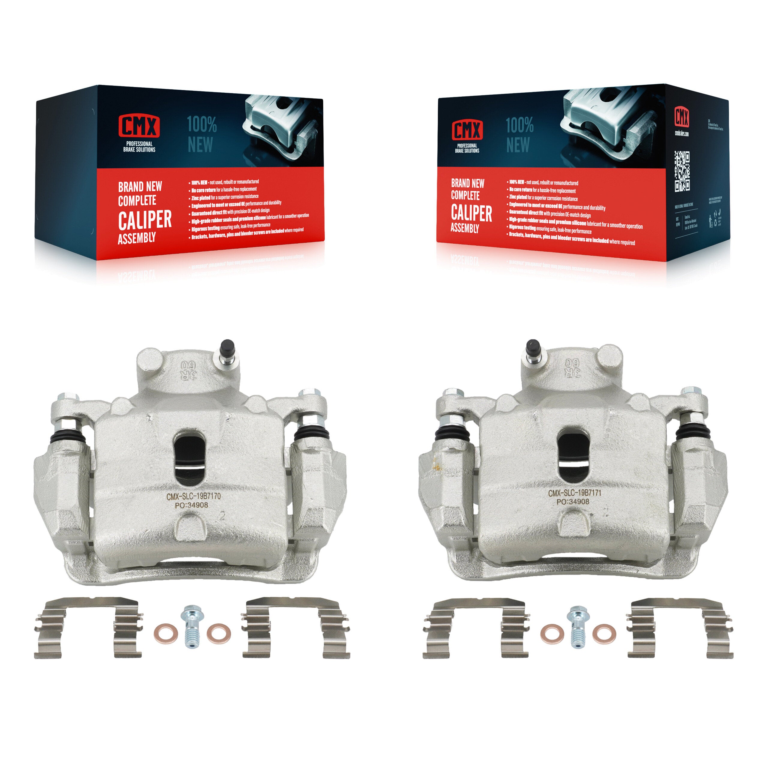 CMX KBC-100215 Disc Brake Caliper for 2014-2015 Hyundai Sonata - Front product image